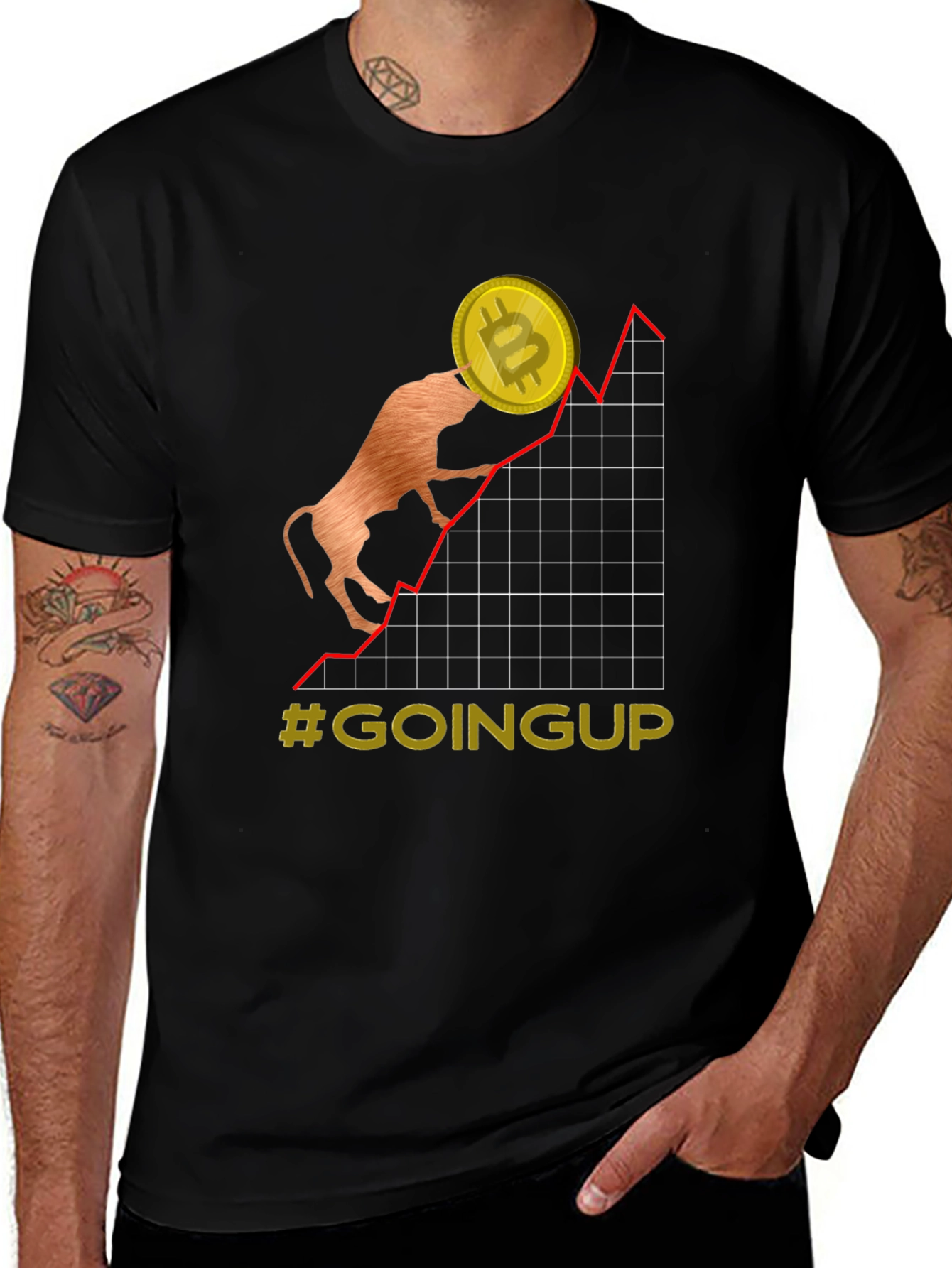 Bitcoin Bull Market T-Shirt - Crypto #GoingUp