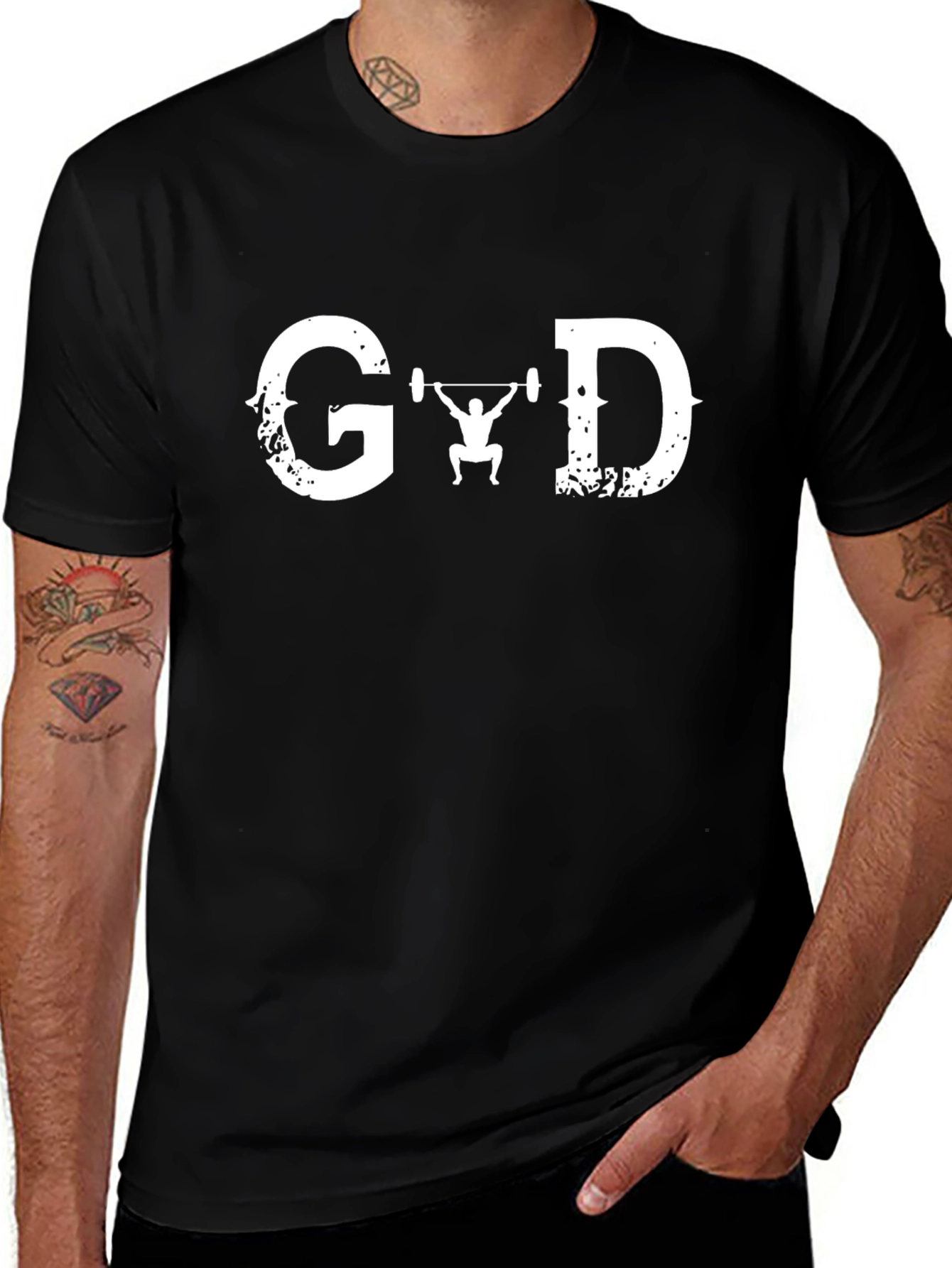 Variant 17 of GYD Weightlifting Graphic T-Shirt