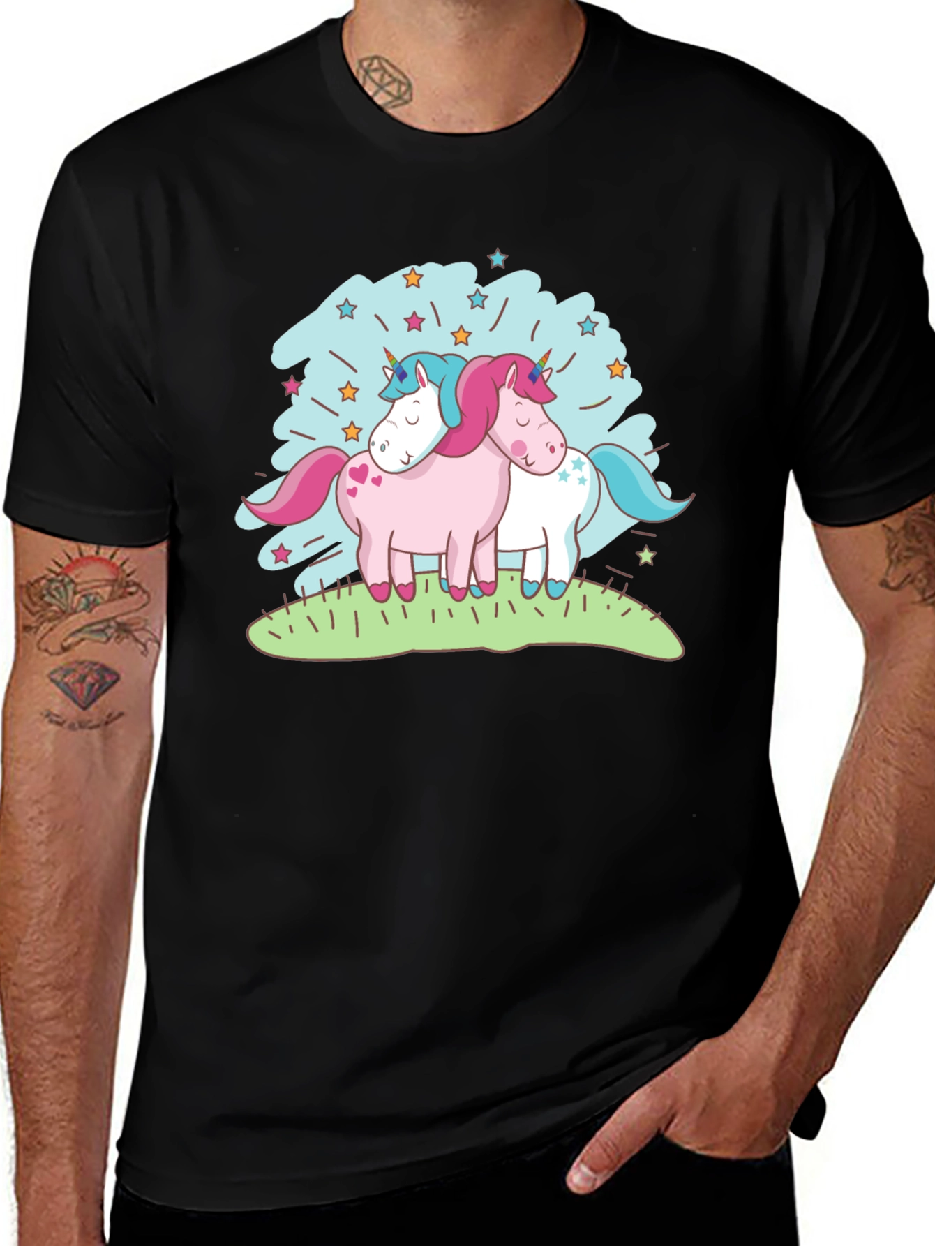 Variant 10 of Unicorn T-Shirt - Cute Cartoon Graphic Tee