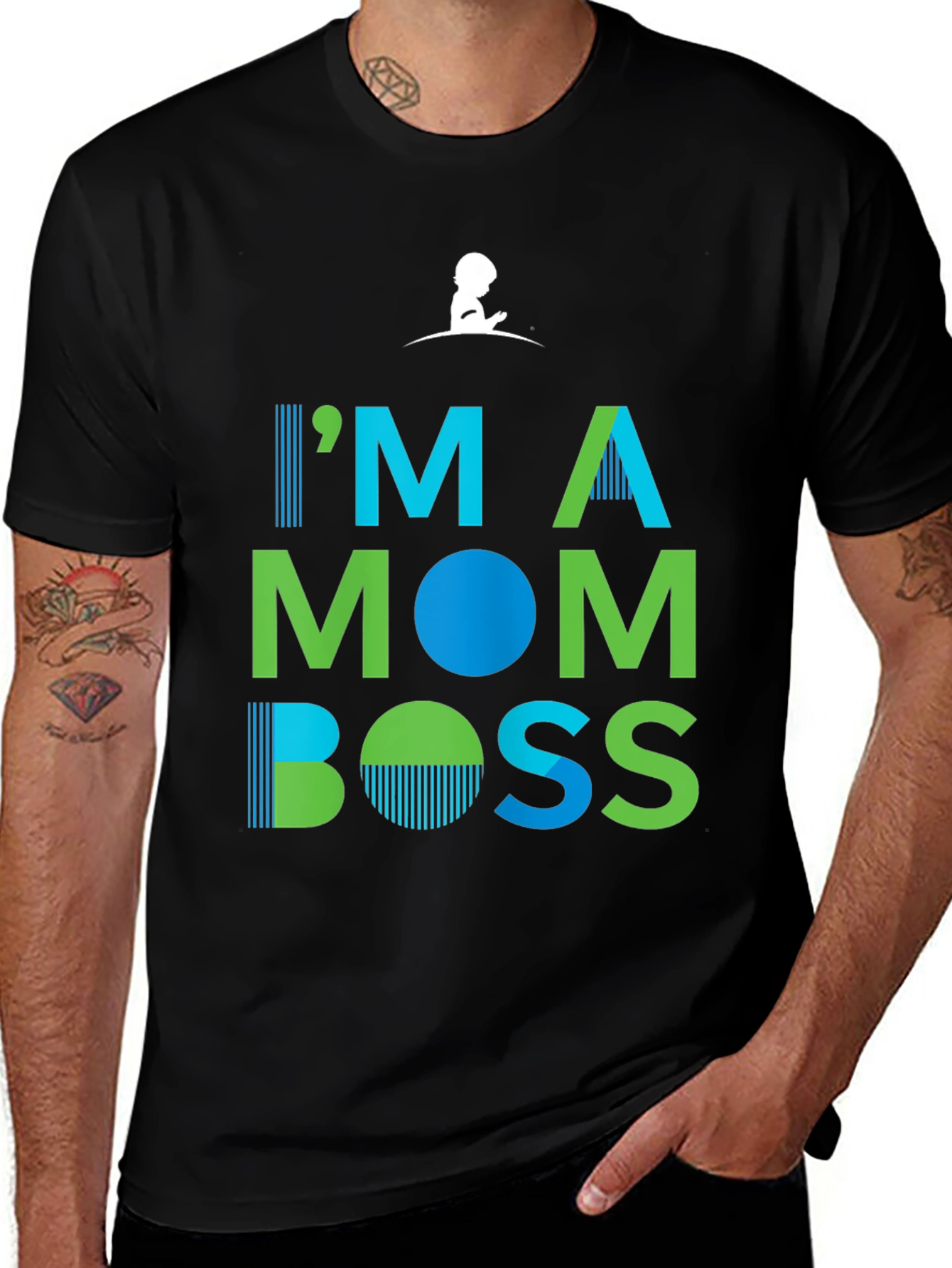 Variant 15 of I'm A Mom Boss T-Shirt