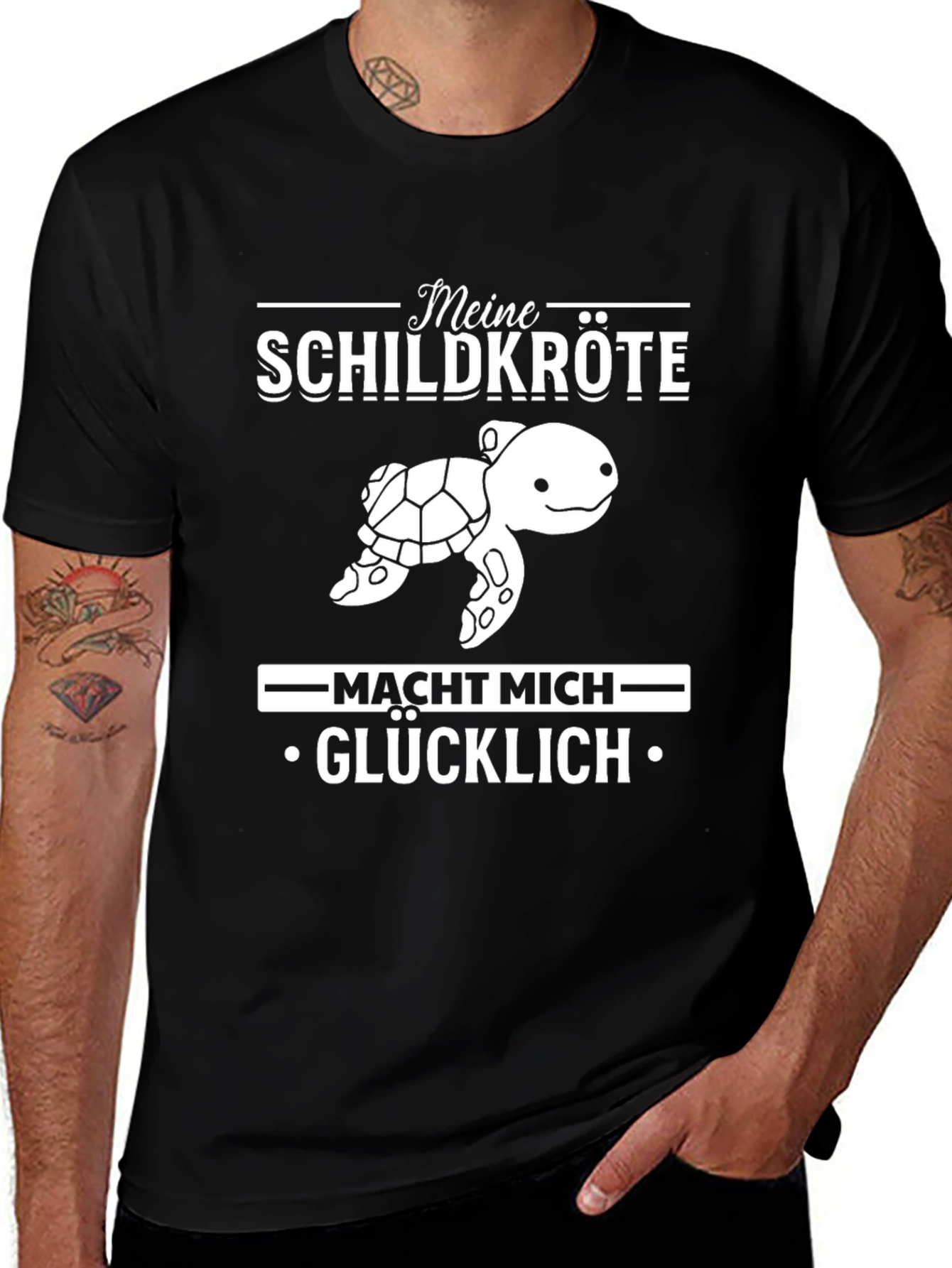 Variant 21 of Meine Schildkröte Glücklich T-Shirt