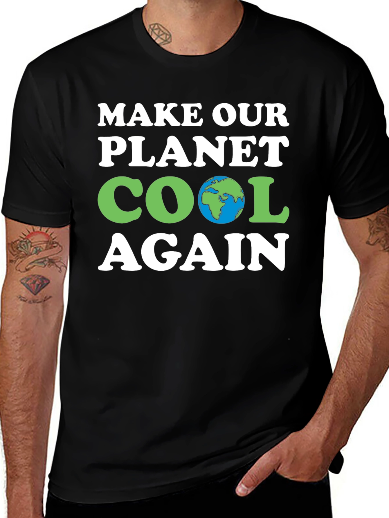 Variant 18 of Make Our Planet Cool Again T-Shirt