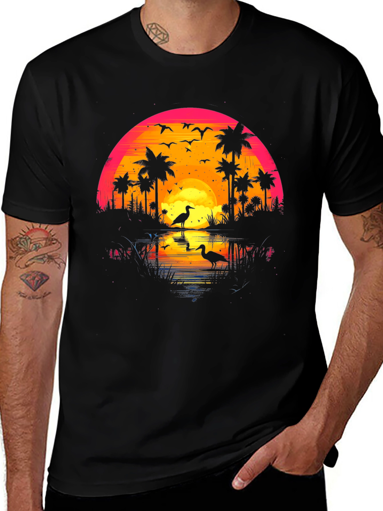 Variant 25 of Sunset Lake Graphic Tee
