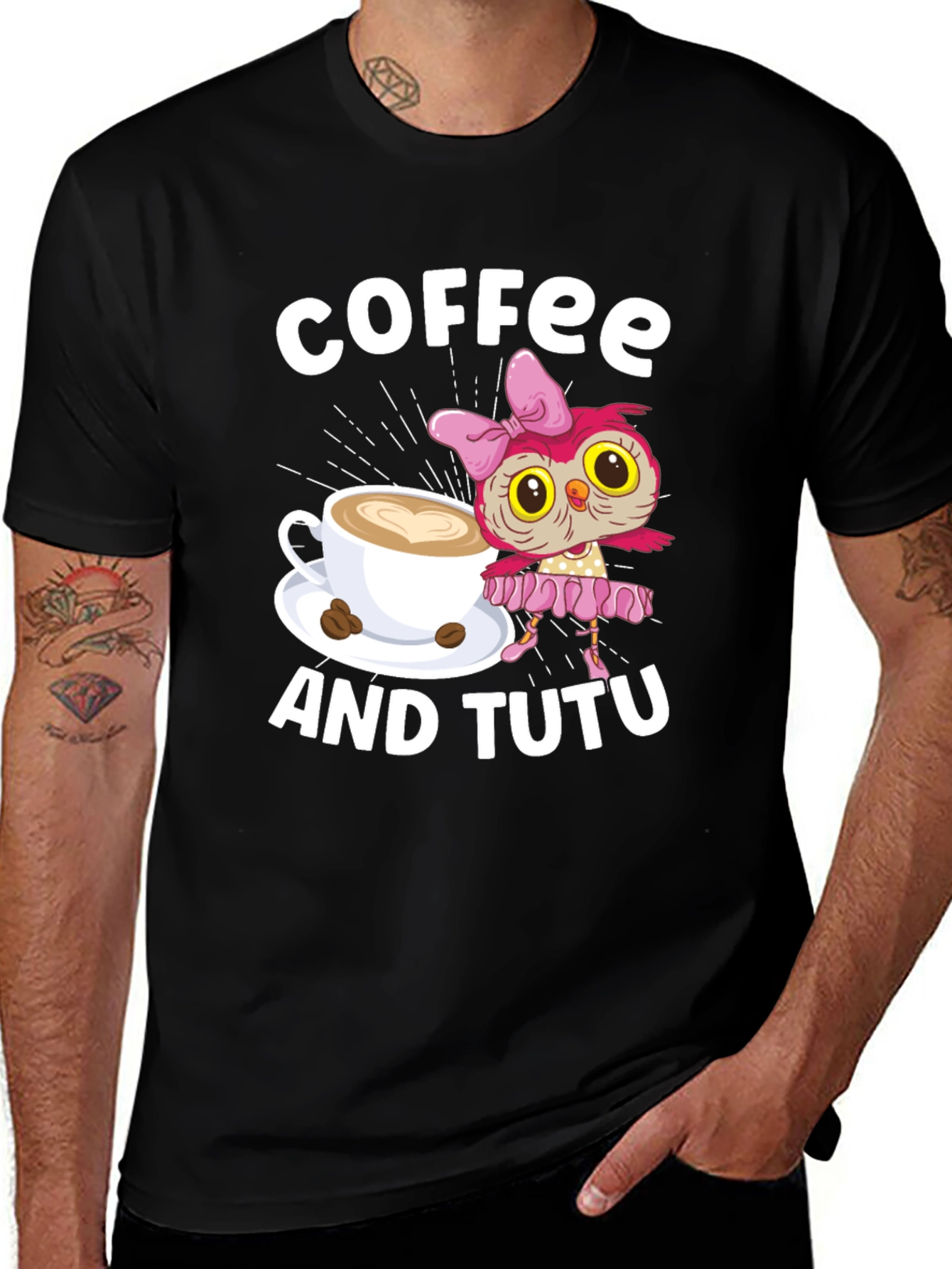 Variant 23 of Coffee and Tutu Graphic Tee