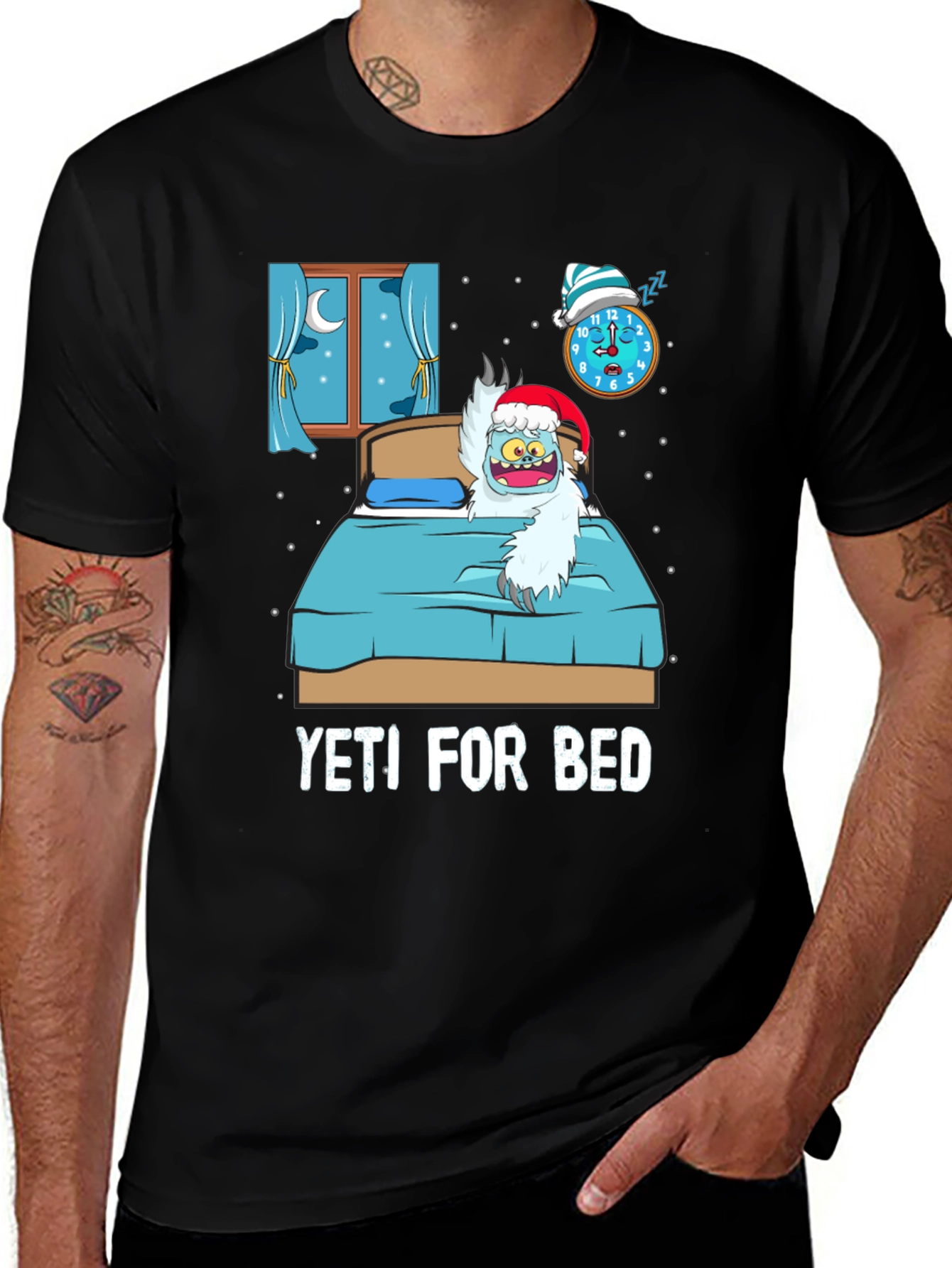 Variant 3 of Yeti For Bed Funny Graphic T-Shirt