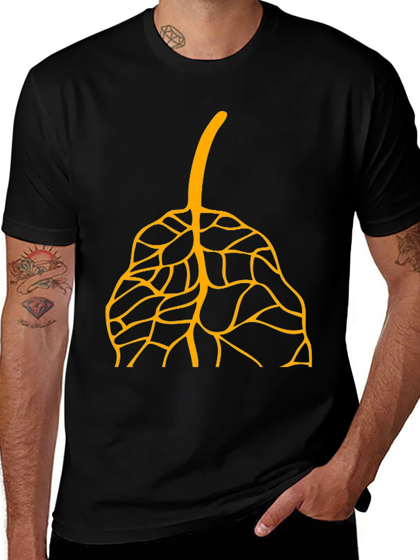 Variant 28 of Leaf Graphic T-Shirt - Stylish and Unique
