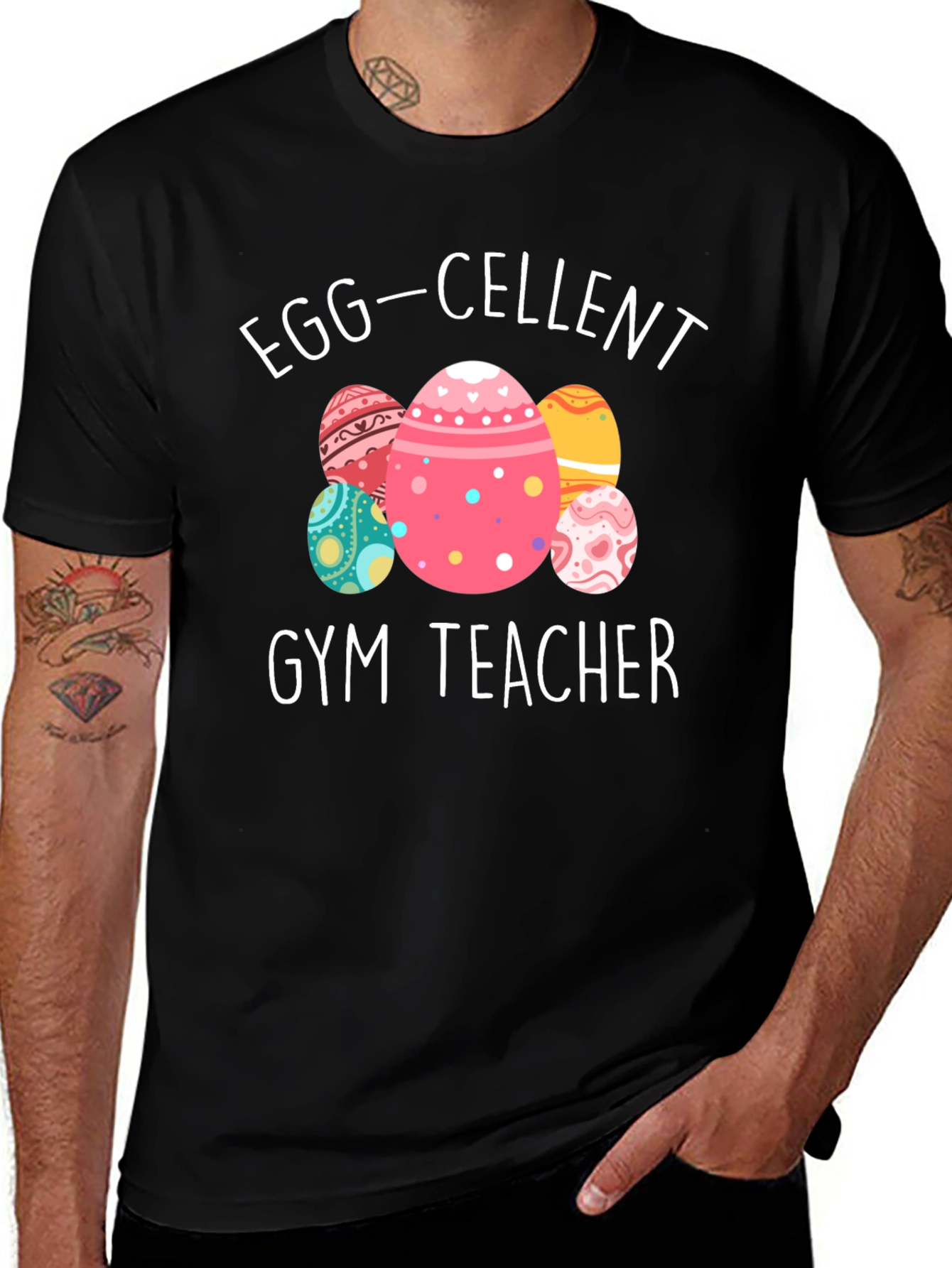 Egg-cellent Gym Teacher Easter T-Shirt