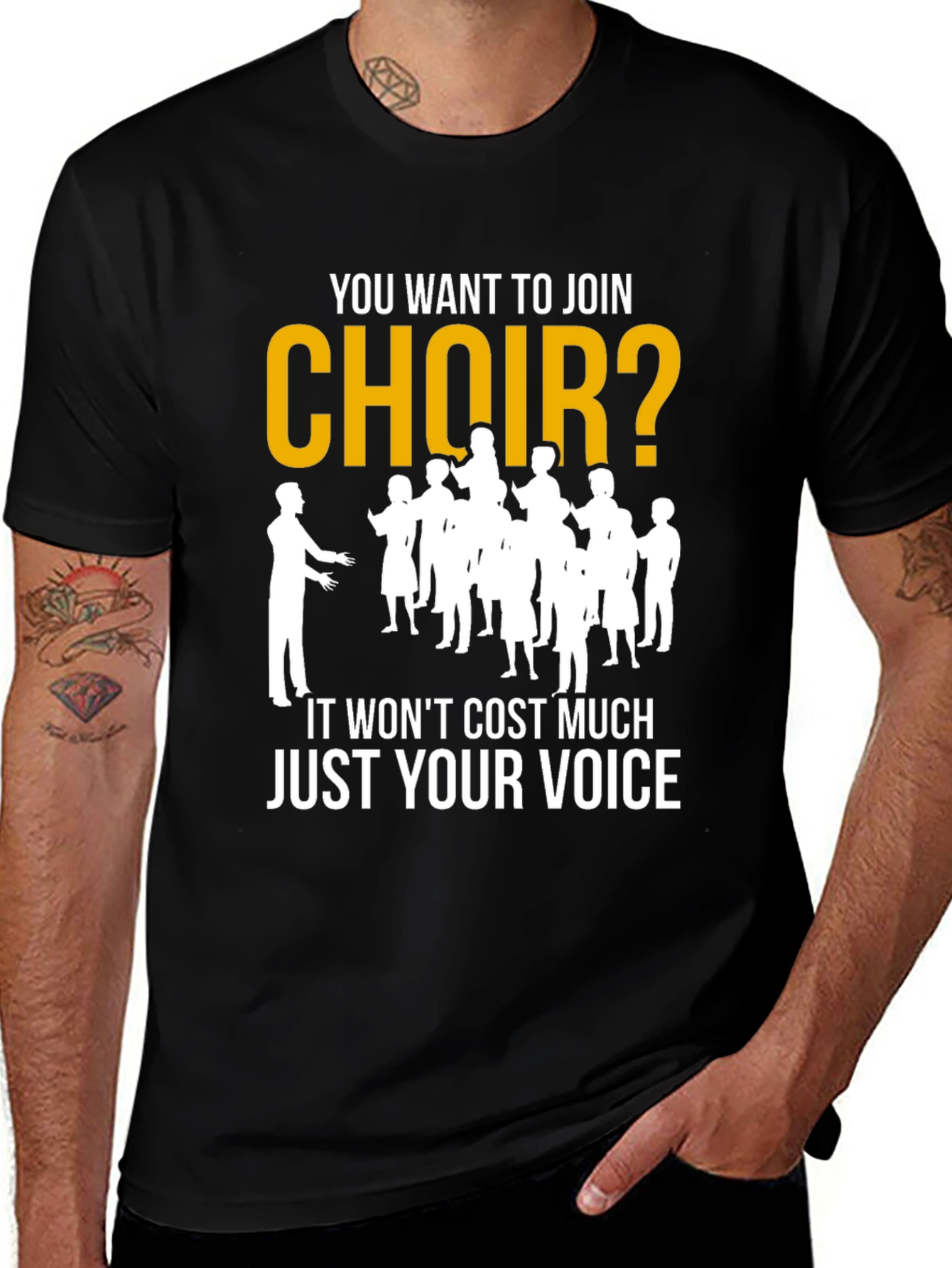 Variant 4 of Join Choir T-Shirt - Vocal Fun Tee