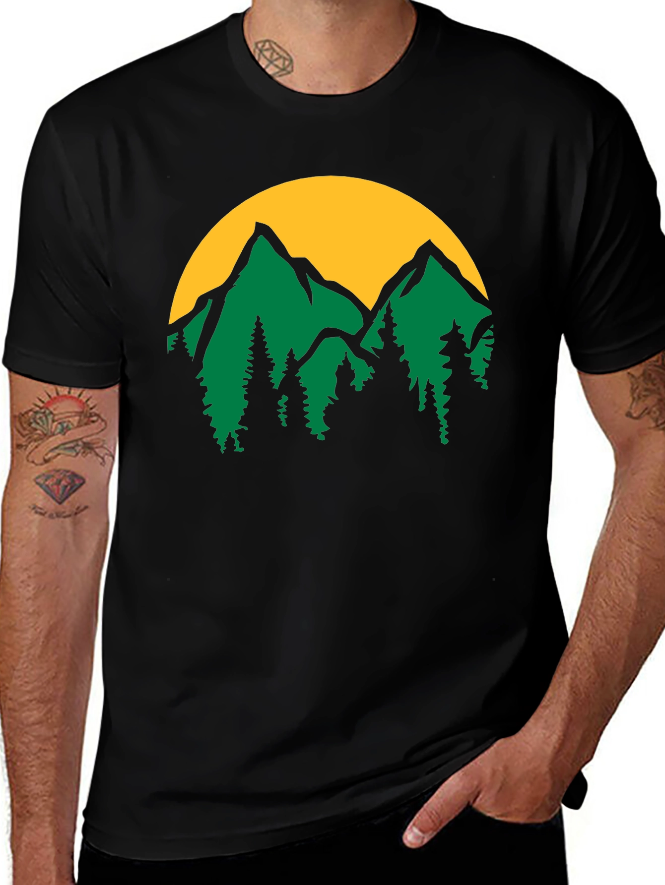 Variant 30 of Mountain Graphic T-Shirt - Nature Adventure
