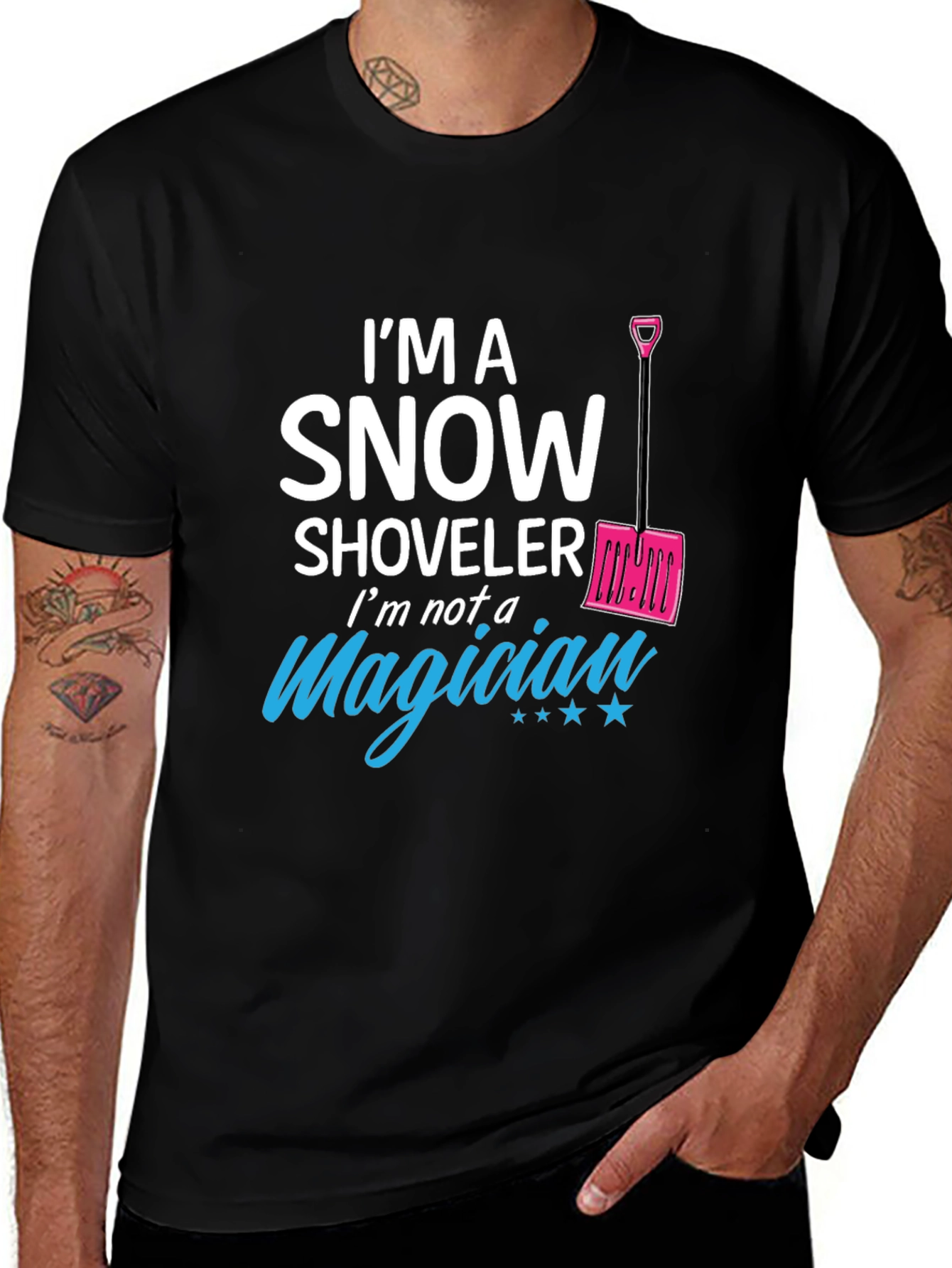 Variant 11 of Snow Shoveler Graphic T-Shirt
