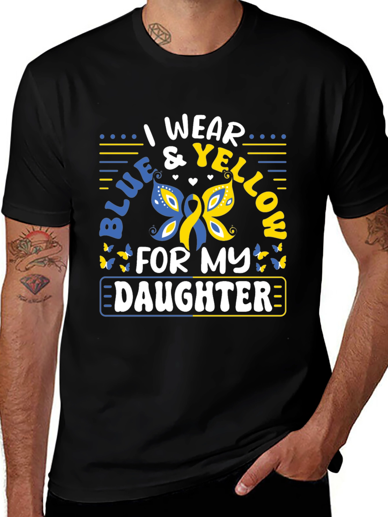 Blue & Yellow Daughter T-Shirt