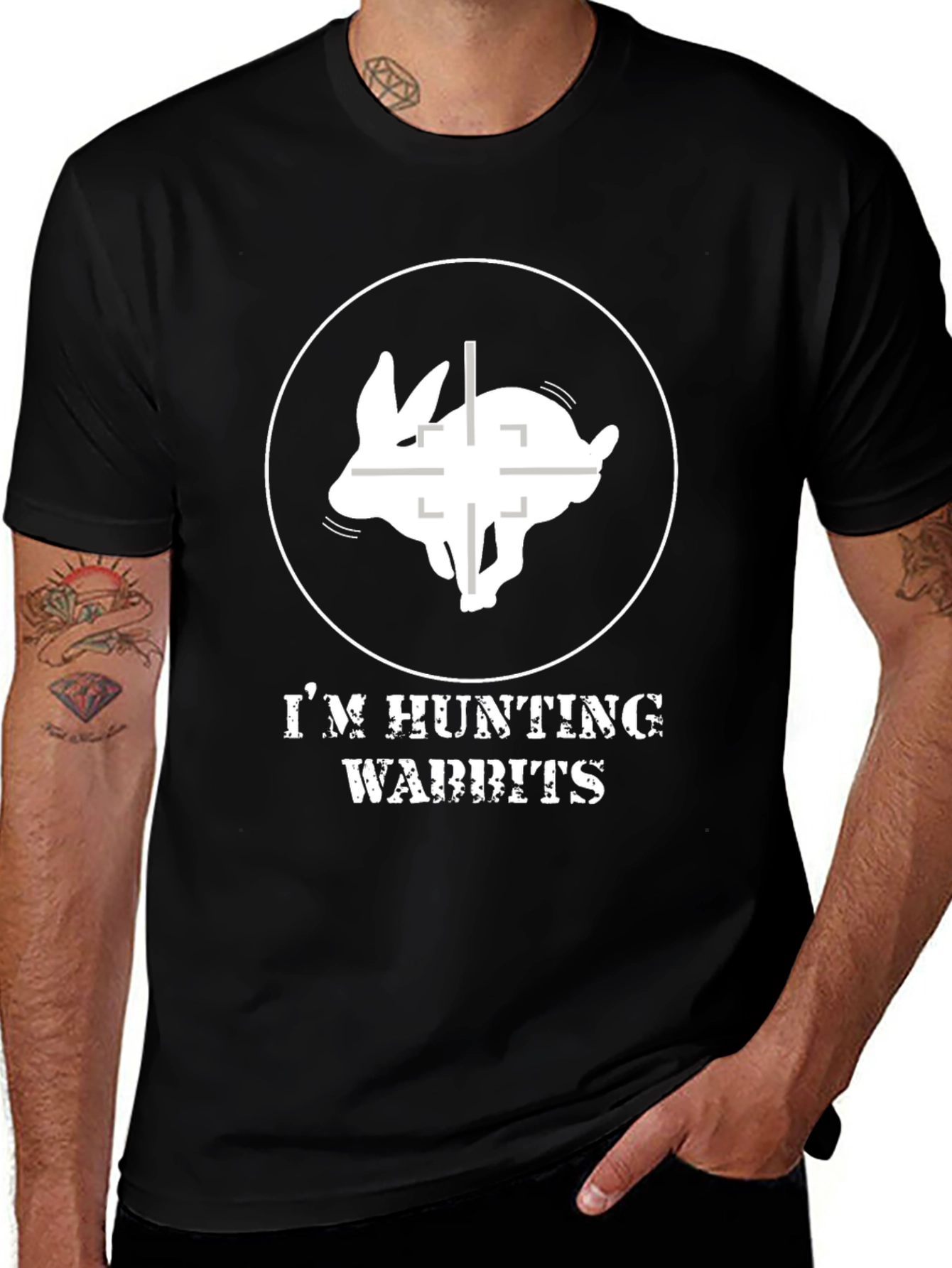 Variant 5 of I'm Hunting Wabbits T-Shirt
