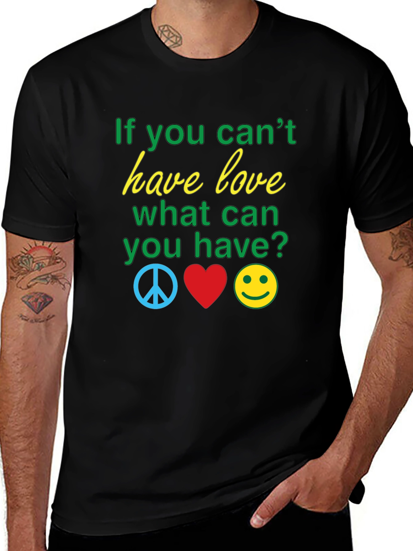 Peace, Love & Happiness T-Shirt