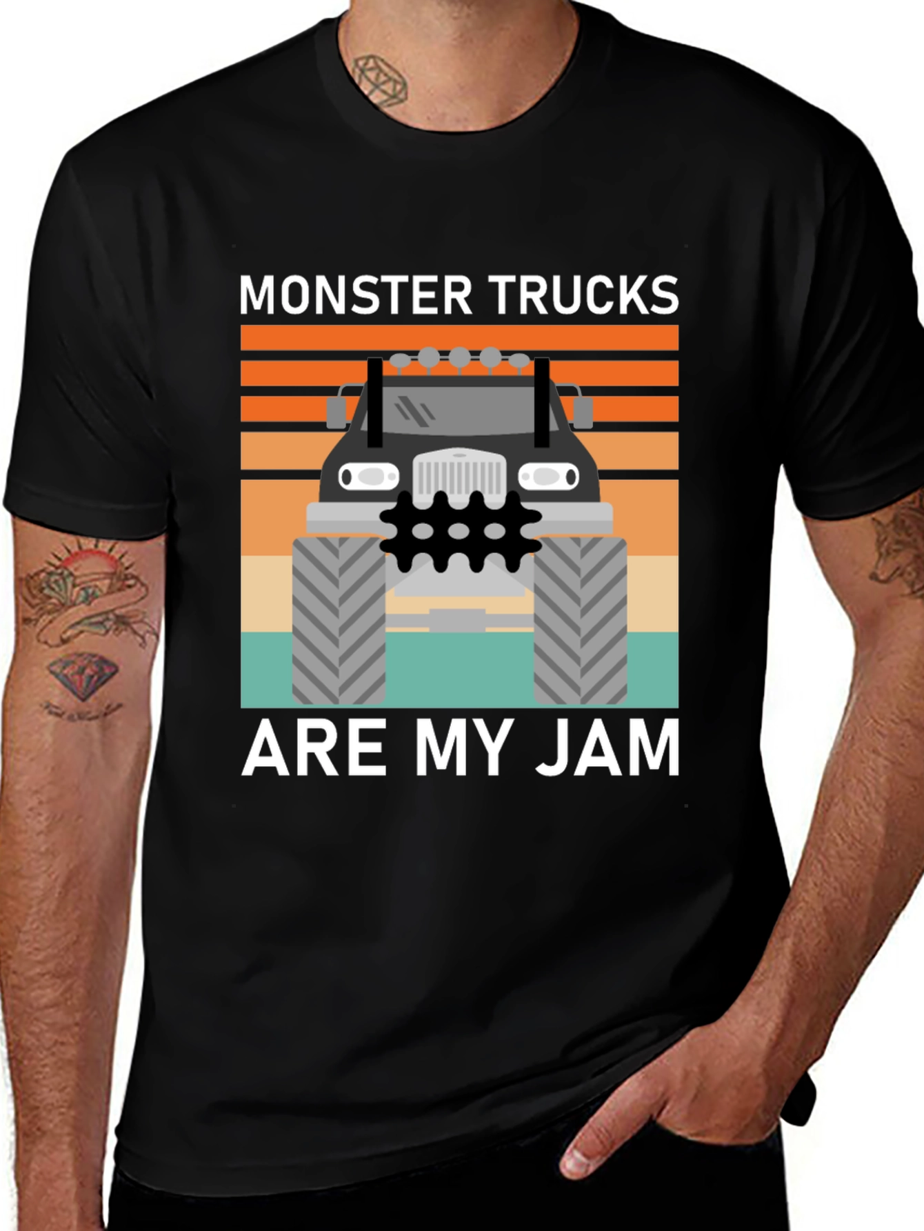 Variant 29 of Monster Trucks Are My Jam Graphic T-Shirt