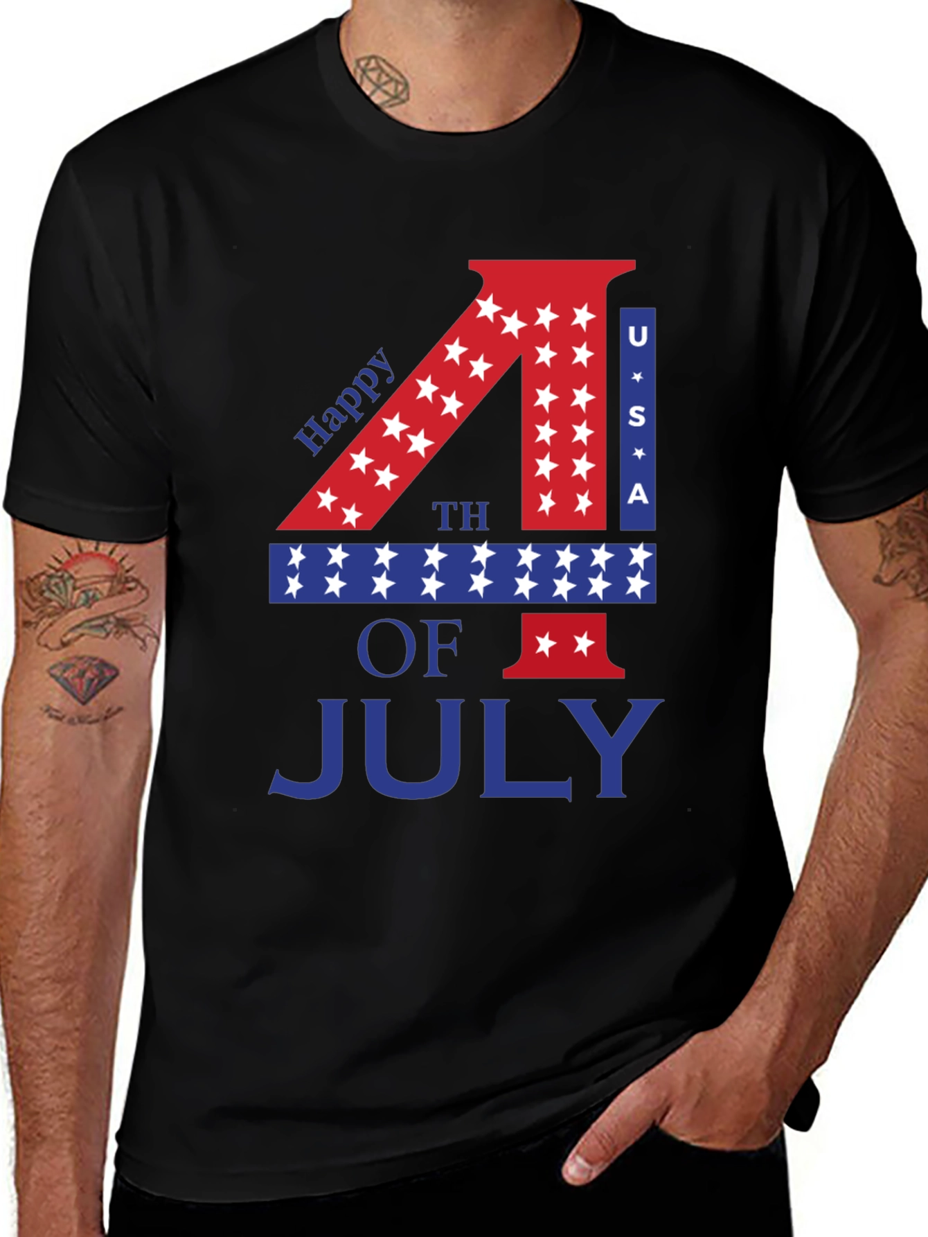 Variant 7 of Patriotic 4th of July Graphic Tee