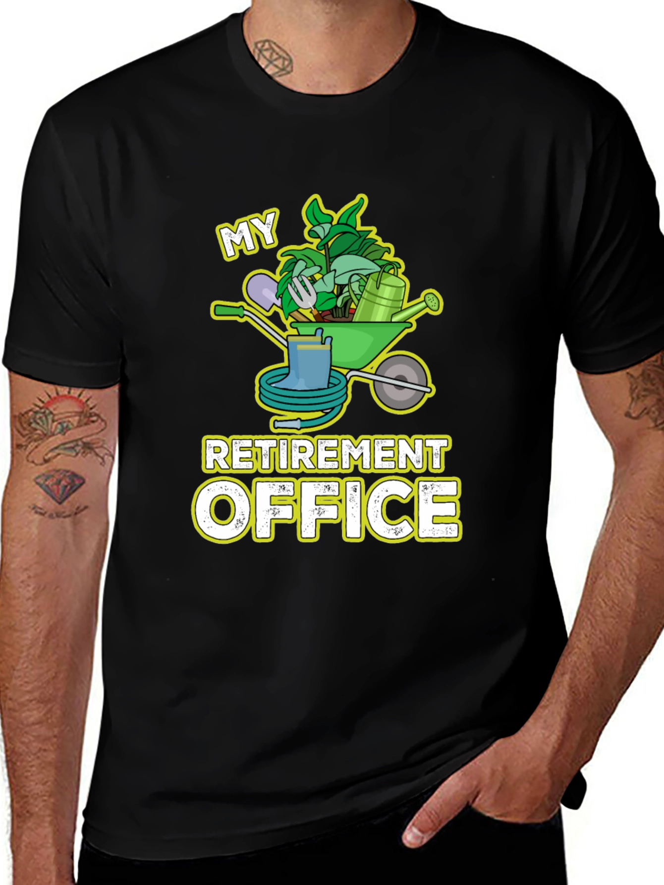 Variant 27 of Retirement Office T-Shirt - Gardening Theme