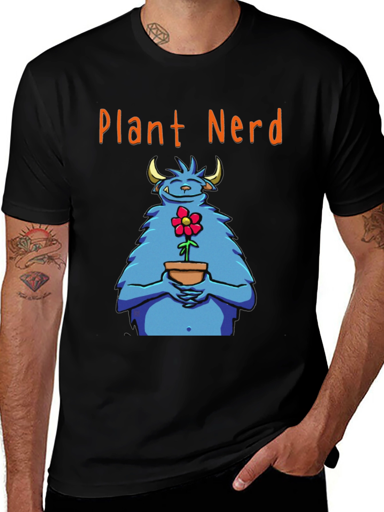 Variant 5 of Plant Nerd Monster Graphic T-Shirt