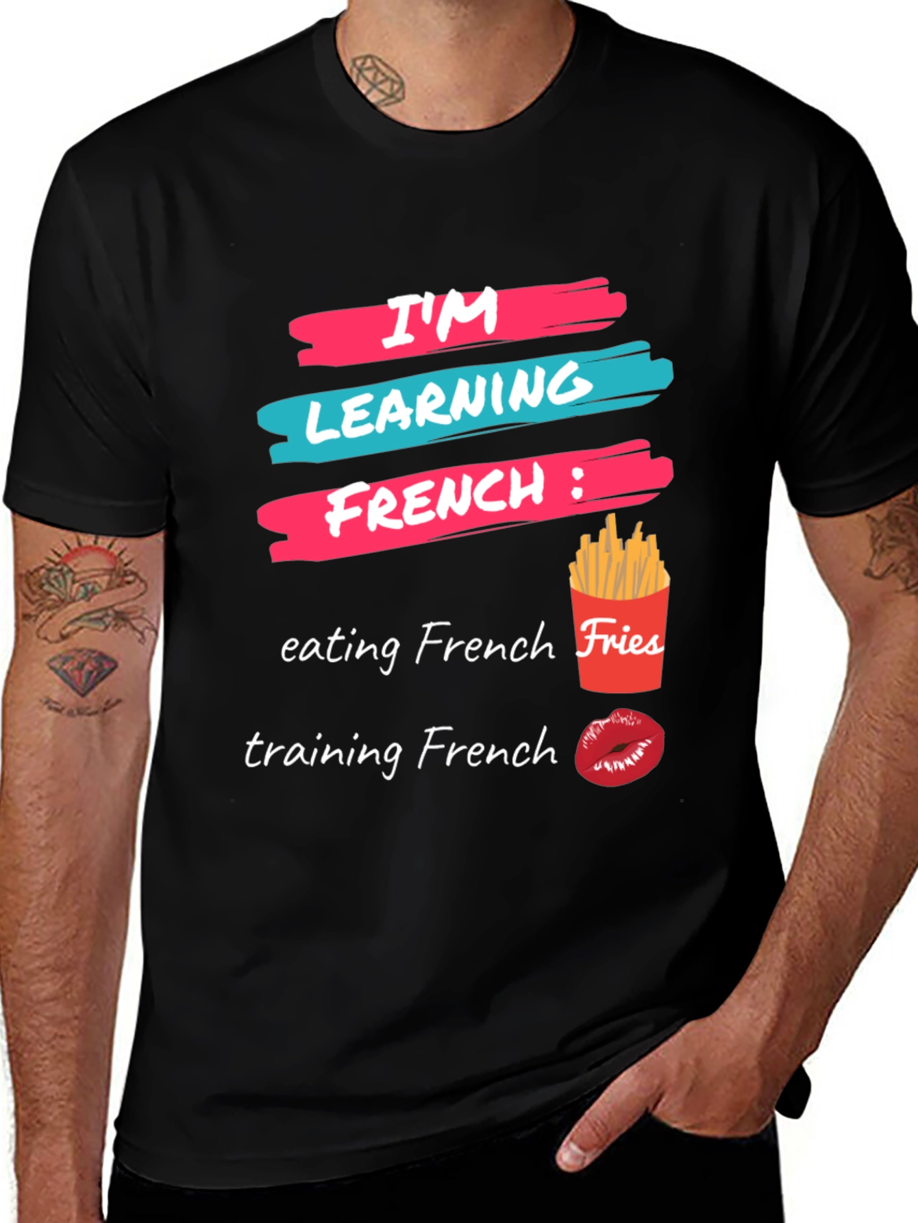 Variant 28 of I'm Learning French T-Shirt