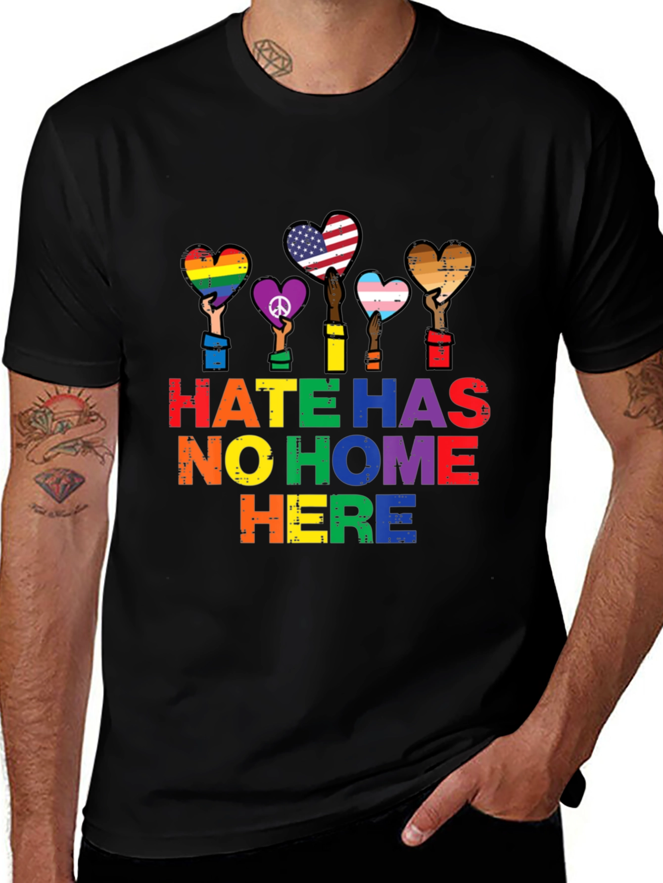 Variant 16 of Hate Has No Home Here Graphic Tee