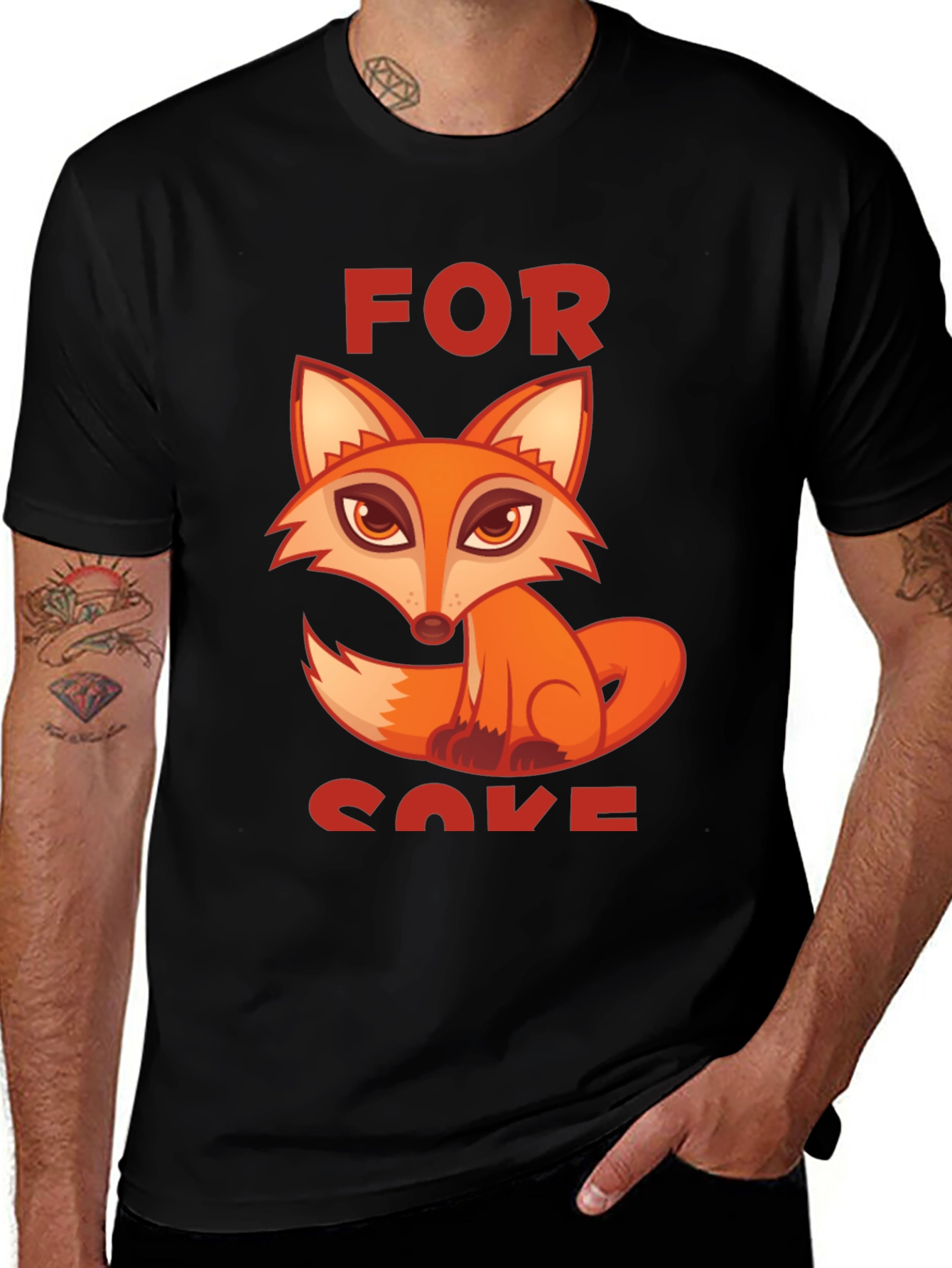 Variant 9 of For Fox Sake T-Shirt - Novelty Design