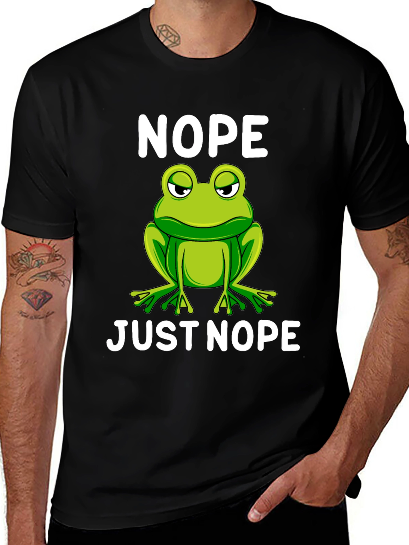 Variant 12 of Nope Just Nope Frog Graphic T-Shirt