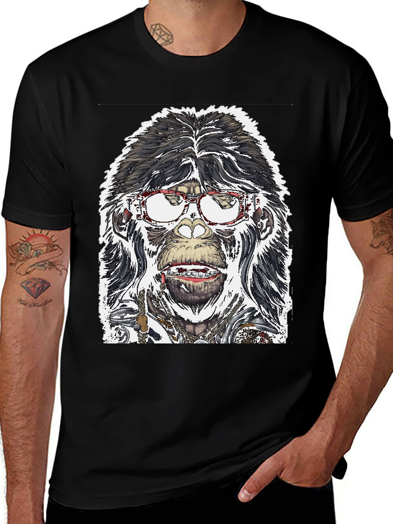 Variant 14 of Cool Monkey T-Shirt