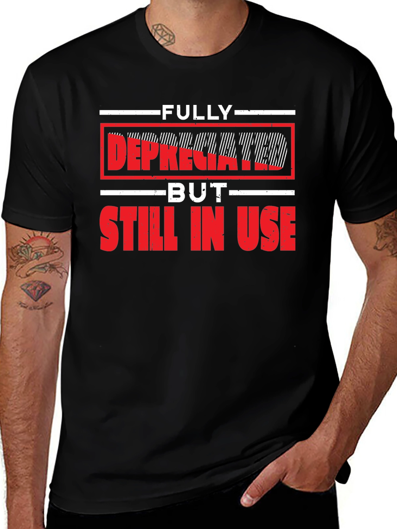 Variant 12 of Fully Deprecated But Still In Use Graphic T-Shirt