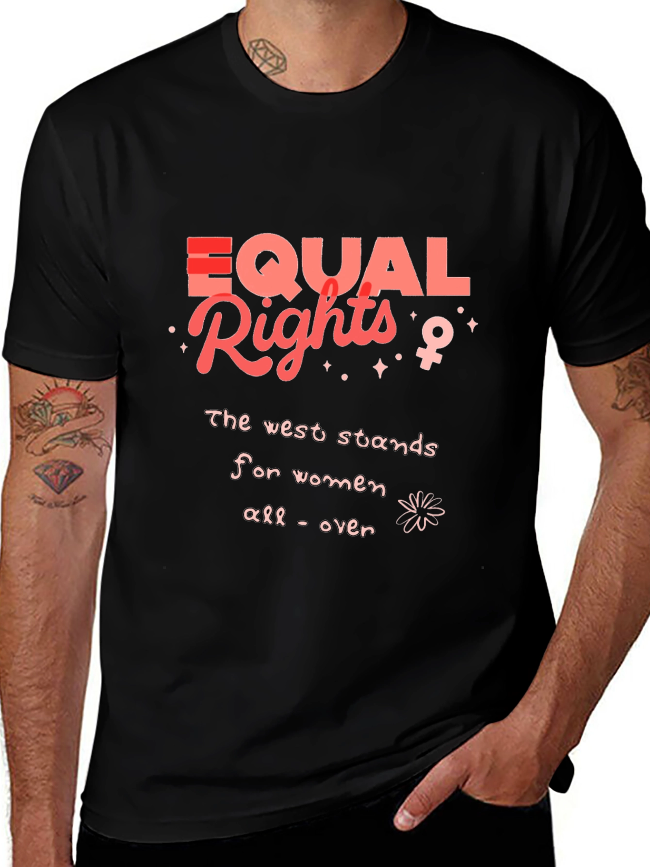 Variant 24 of Equal Rights Graphic Tee - West Stands For Women