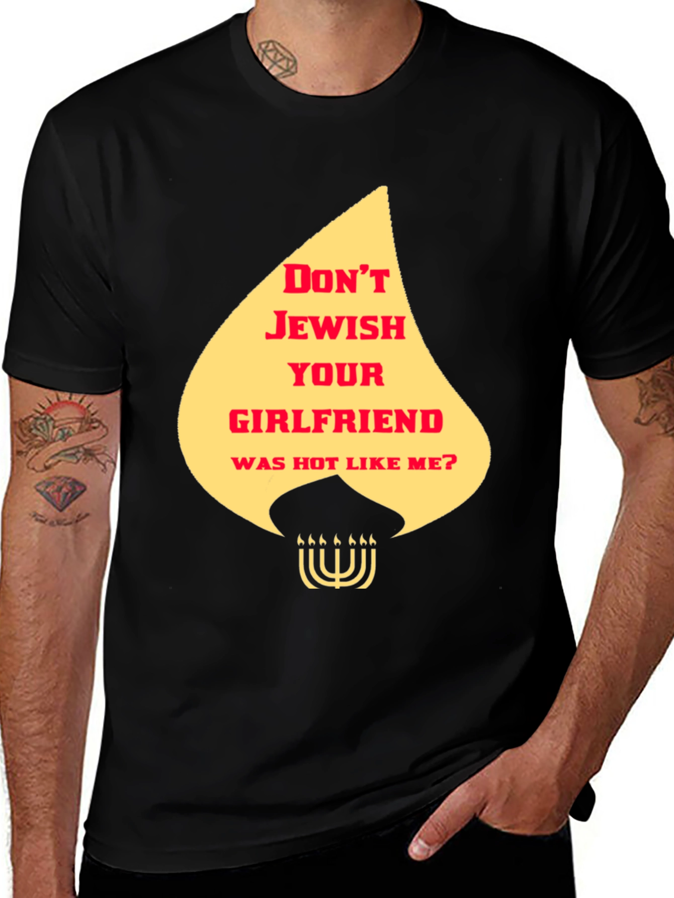 Variant 24 of Offensive Jewish Humor T-Shirt