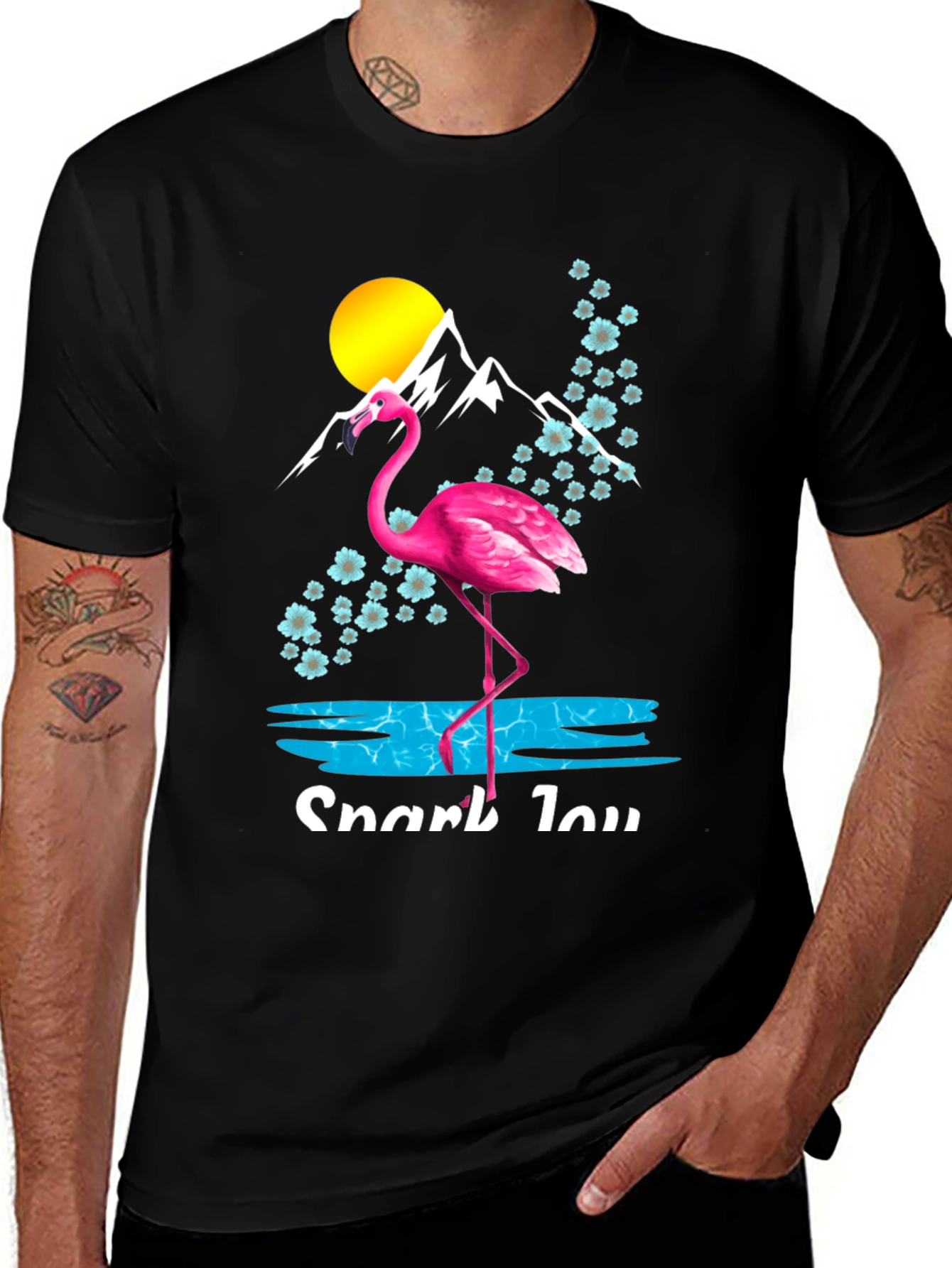 Variant 18 of Flamingo Mountain Graphic Tee