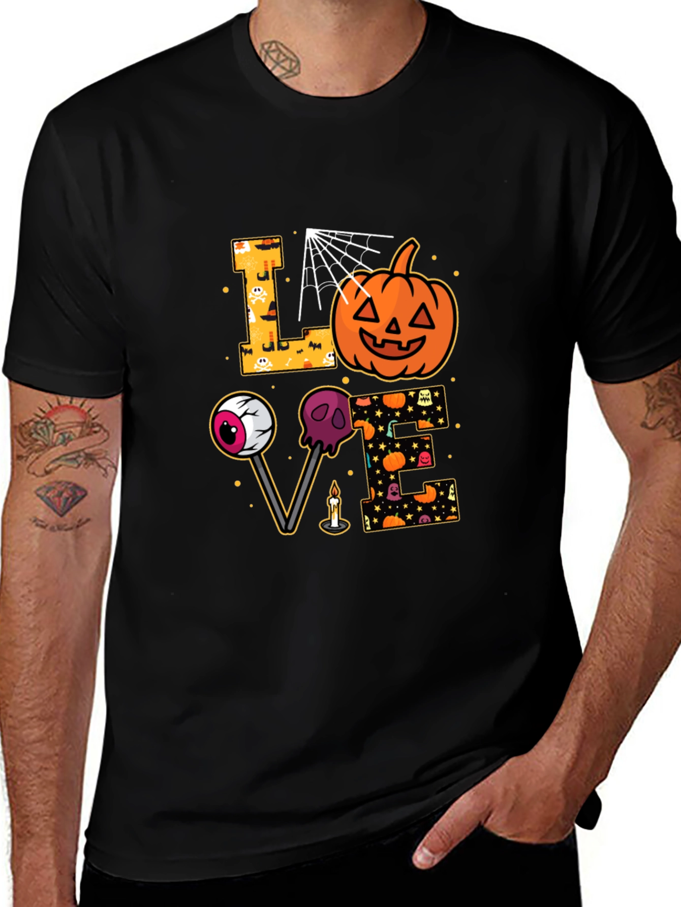 Halloween Love Graphic T-Shirt