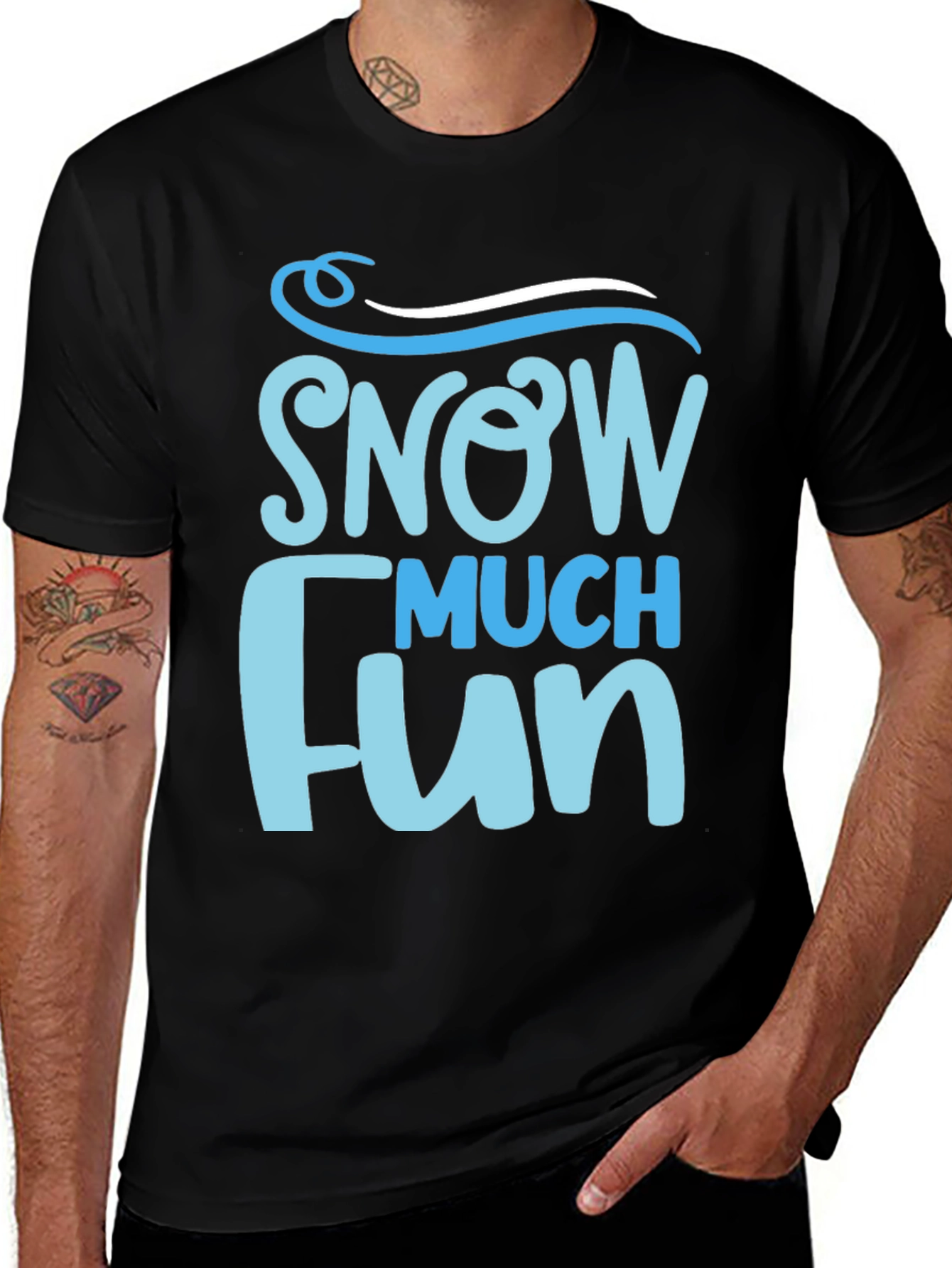Variant 4 of Snow Much Fun Graphic T-Shirt