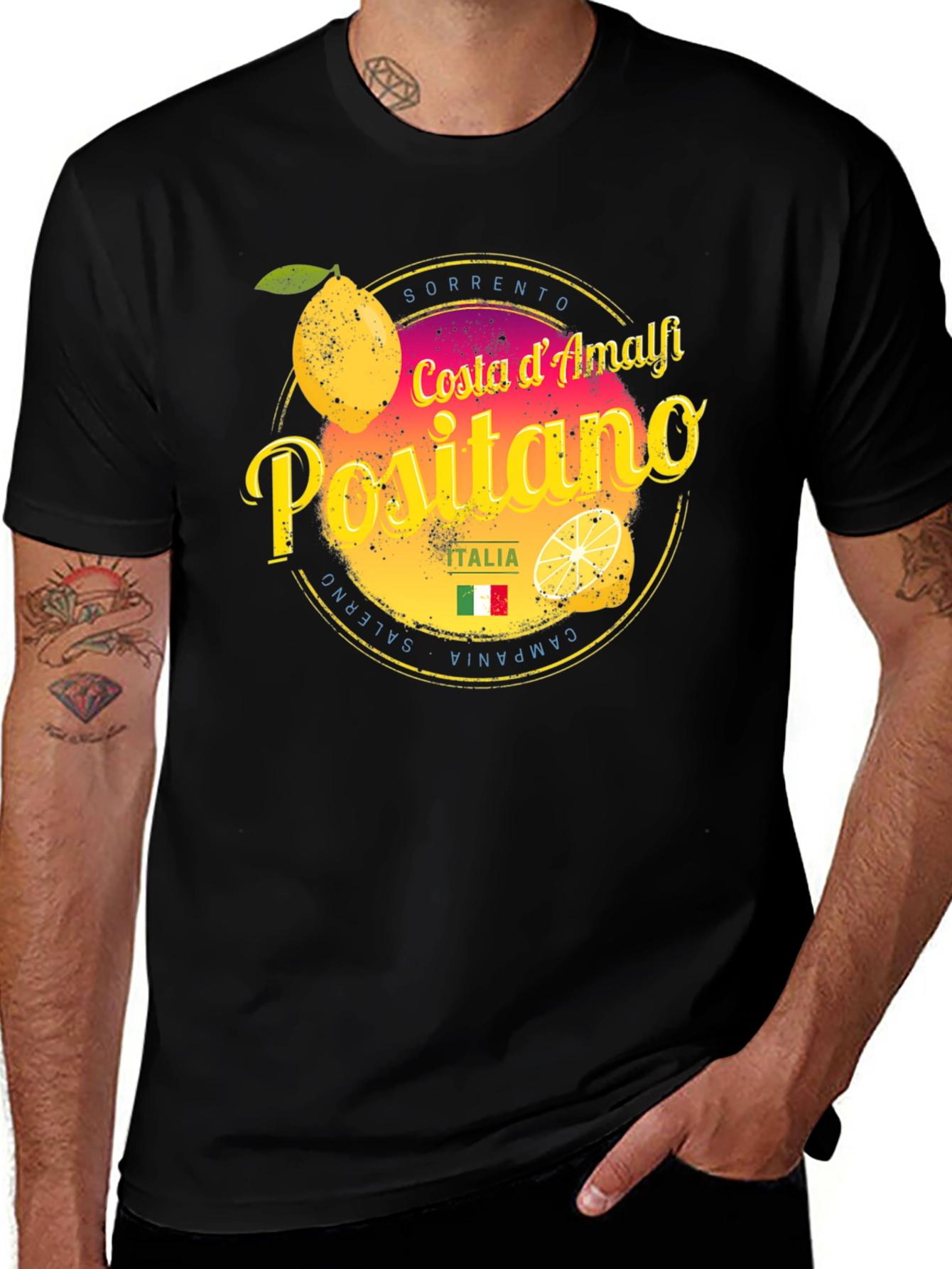 Positano Italy T-Shirt | Amalfi Coast Souvenir Tee