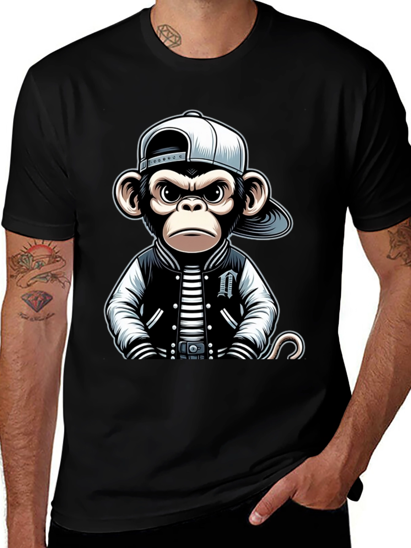 Variant 7 of Cool Monkey T-Shirt