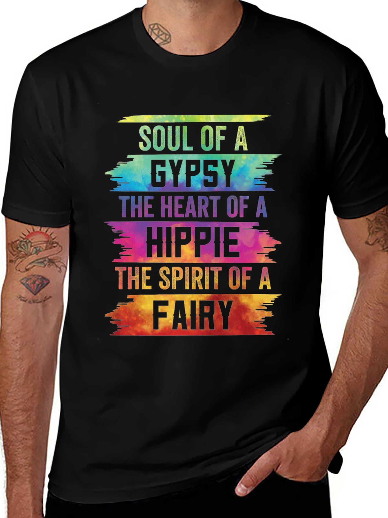 Variant 23 of Soul of a Gypsy T-Shirt - Hippie Fairy Spirit