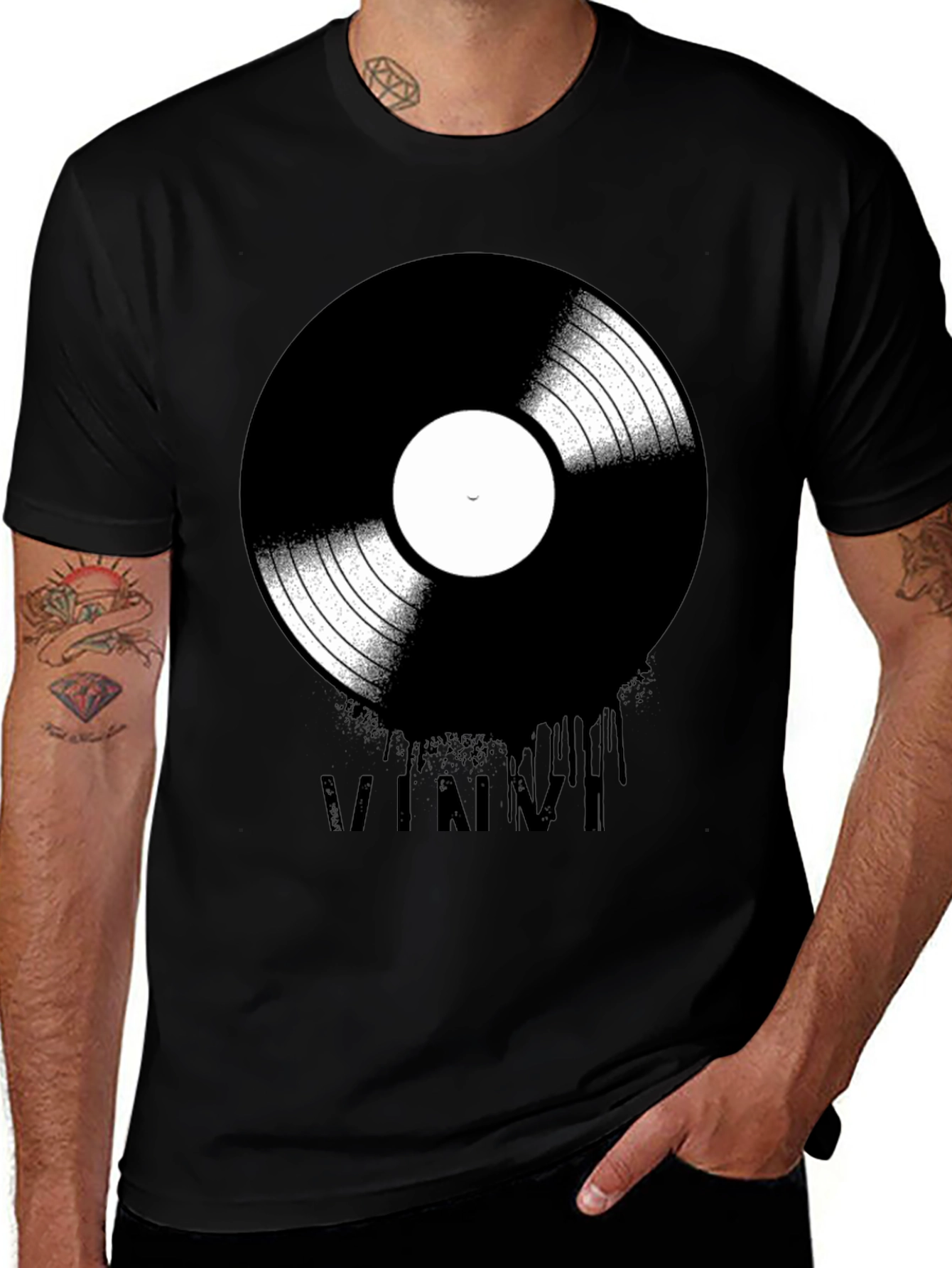 Variant 20 of Vinyl Record Graphic Tee - Retro Music Lover T-Shirt