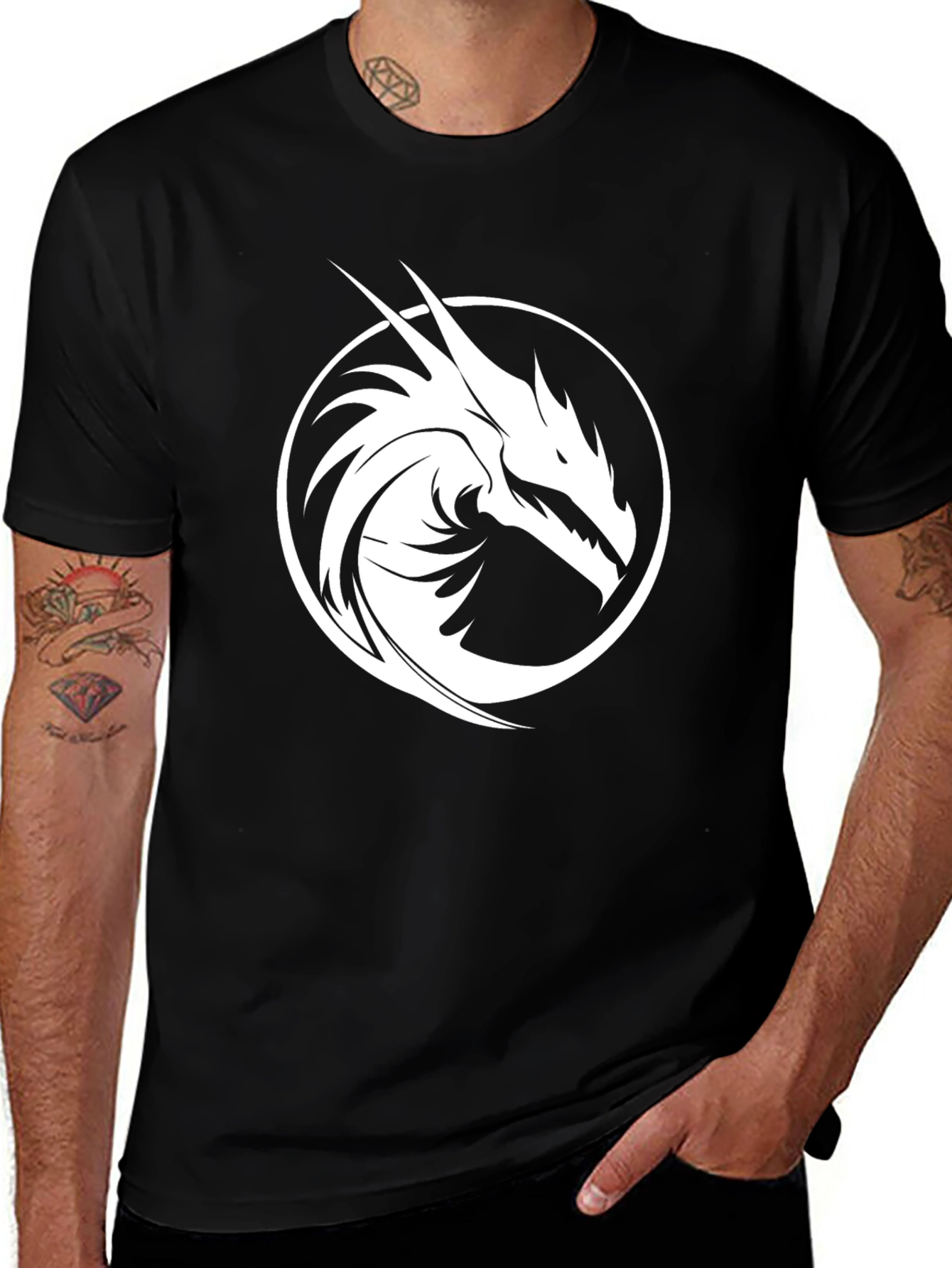 Variant 26 of Dragon Emblem Black T-Shirt