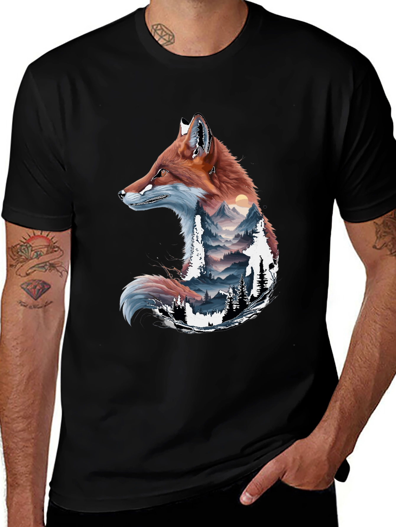 Variant 5 of Fox Nature Graphic Tee