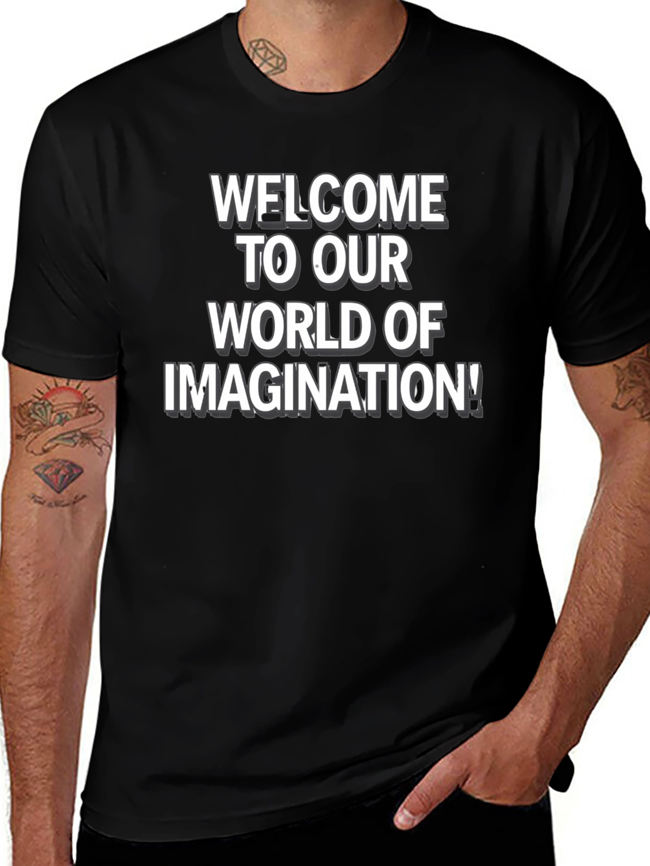 Variant 8 of Imagination World T-Shirt - Soft Cotton Tee