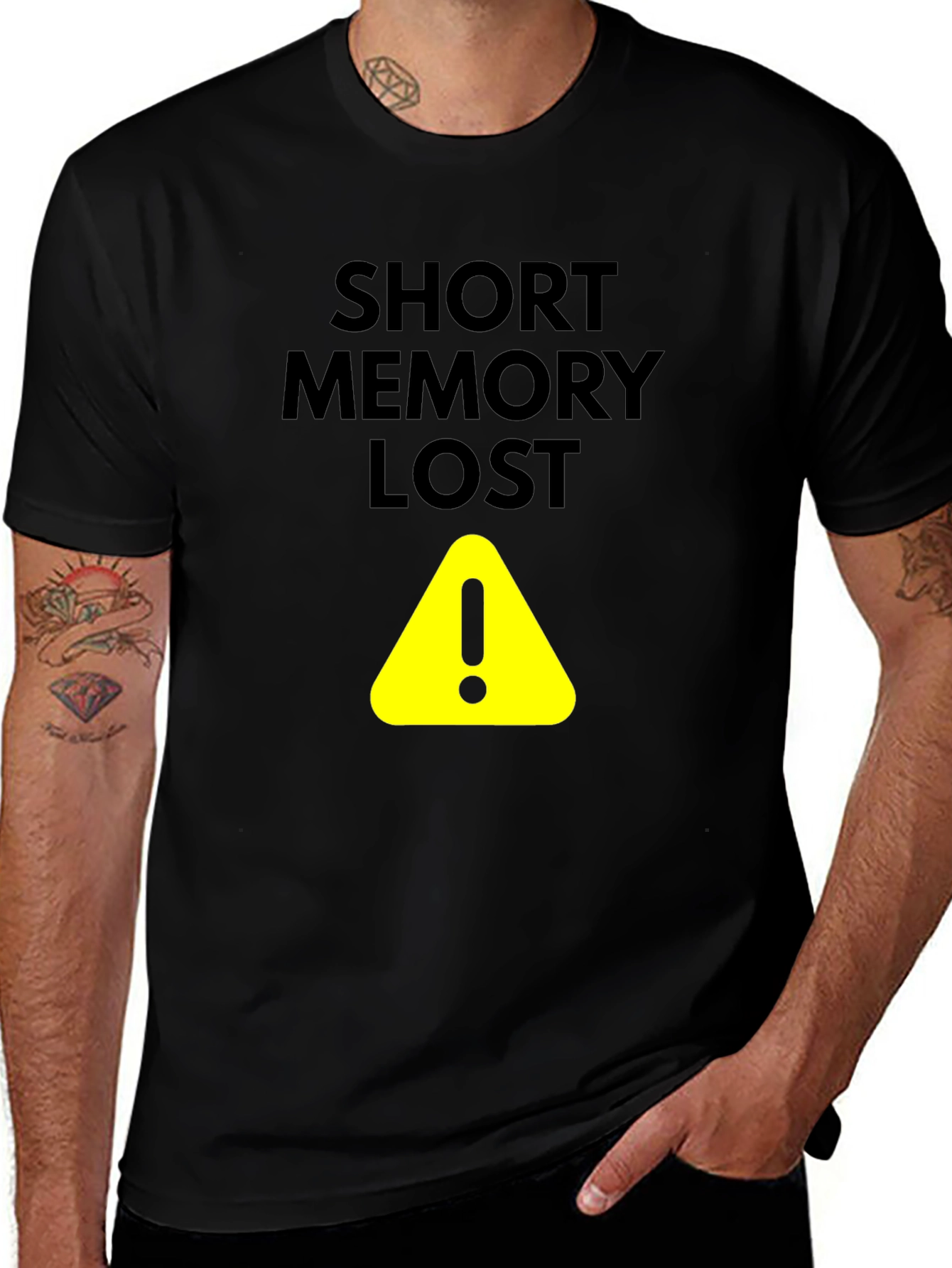 Variant 12 of Short Memory Lost T-Shirt - Funny Novelty Tee