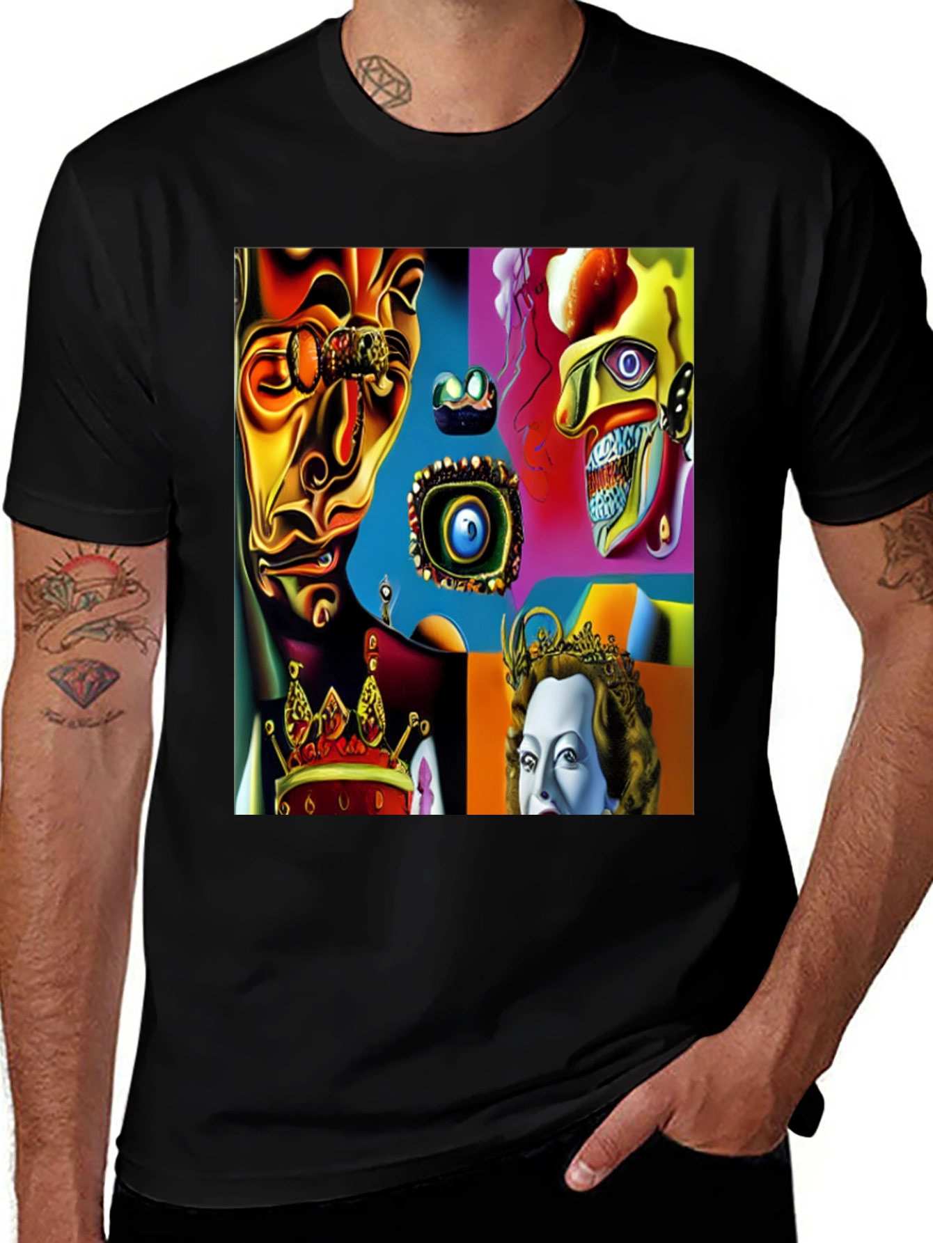 Variant 6 of Surreal Pop Art T-Shirt