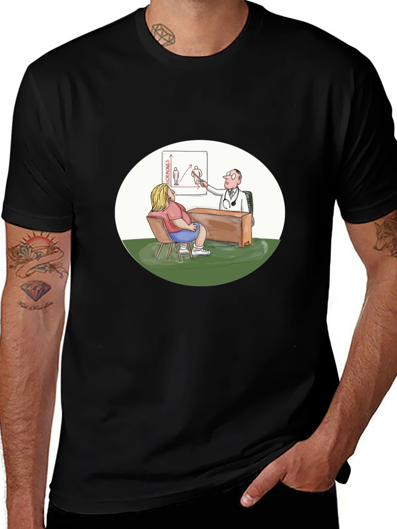 Variant 18 of Humorous Doctor's Office T-Shirt