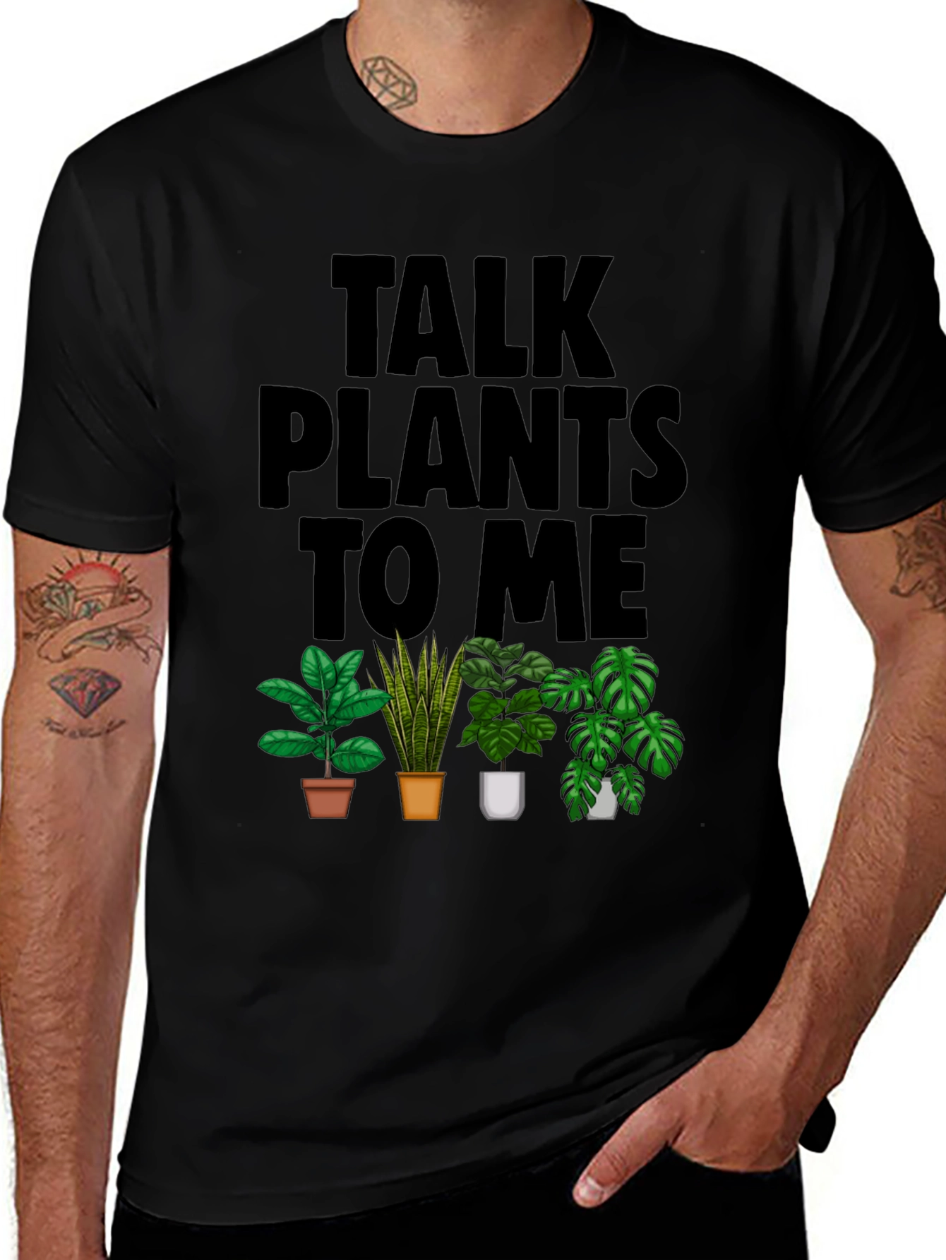 Talk Plants to Me Graphic T-Shirt