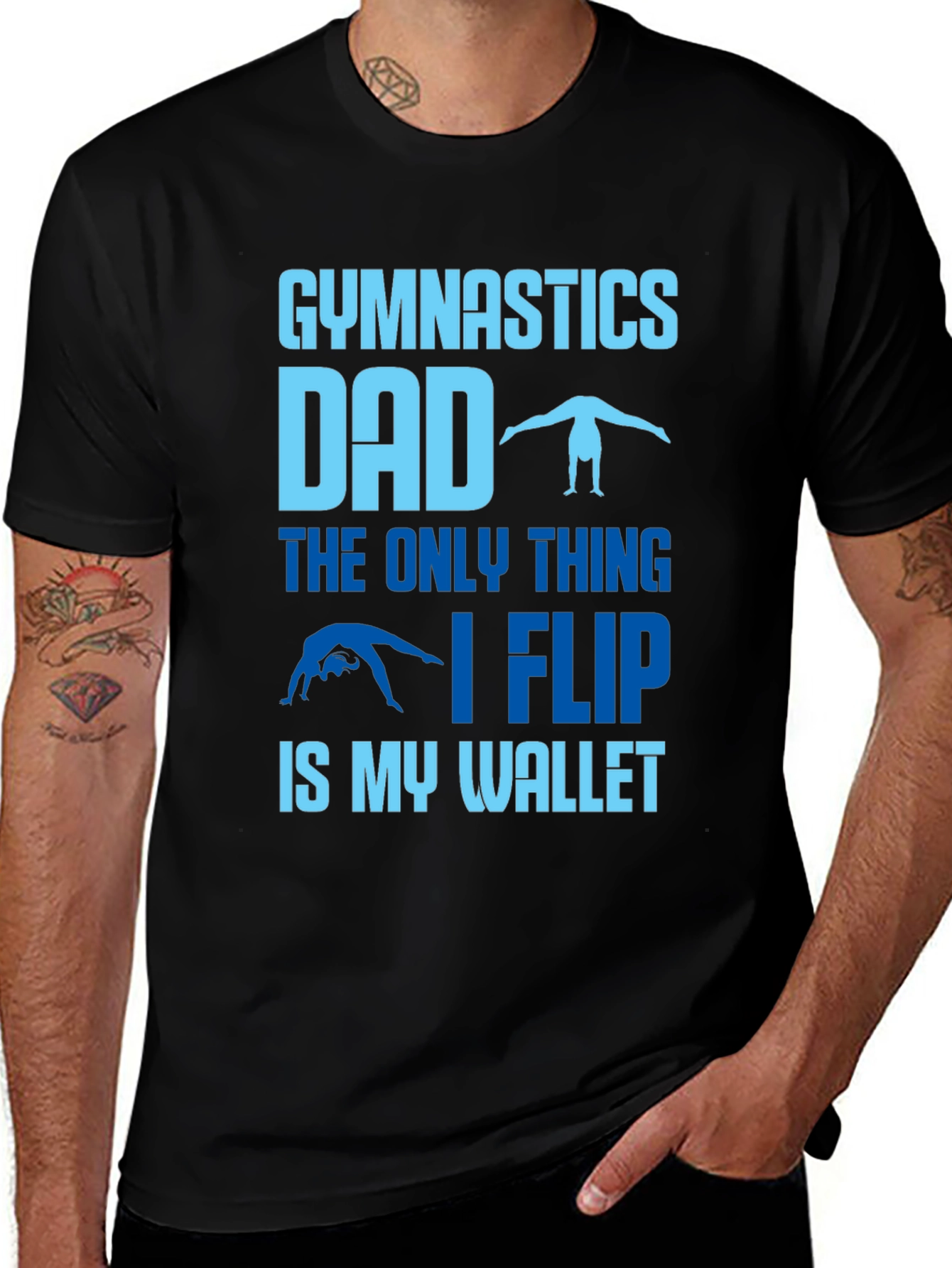 Variant 19 of Gymnastics Dad T-Shirt - Funny Father's Day Gift