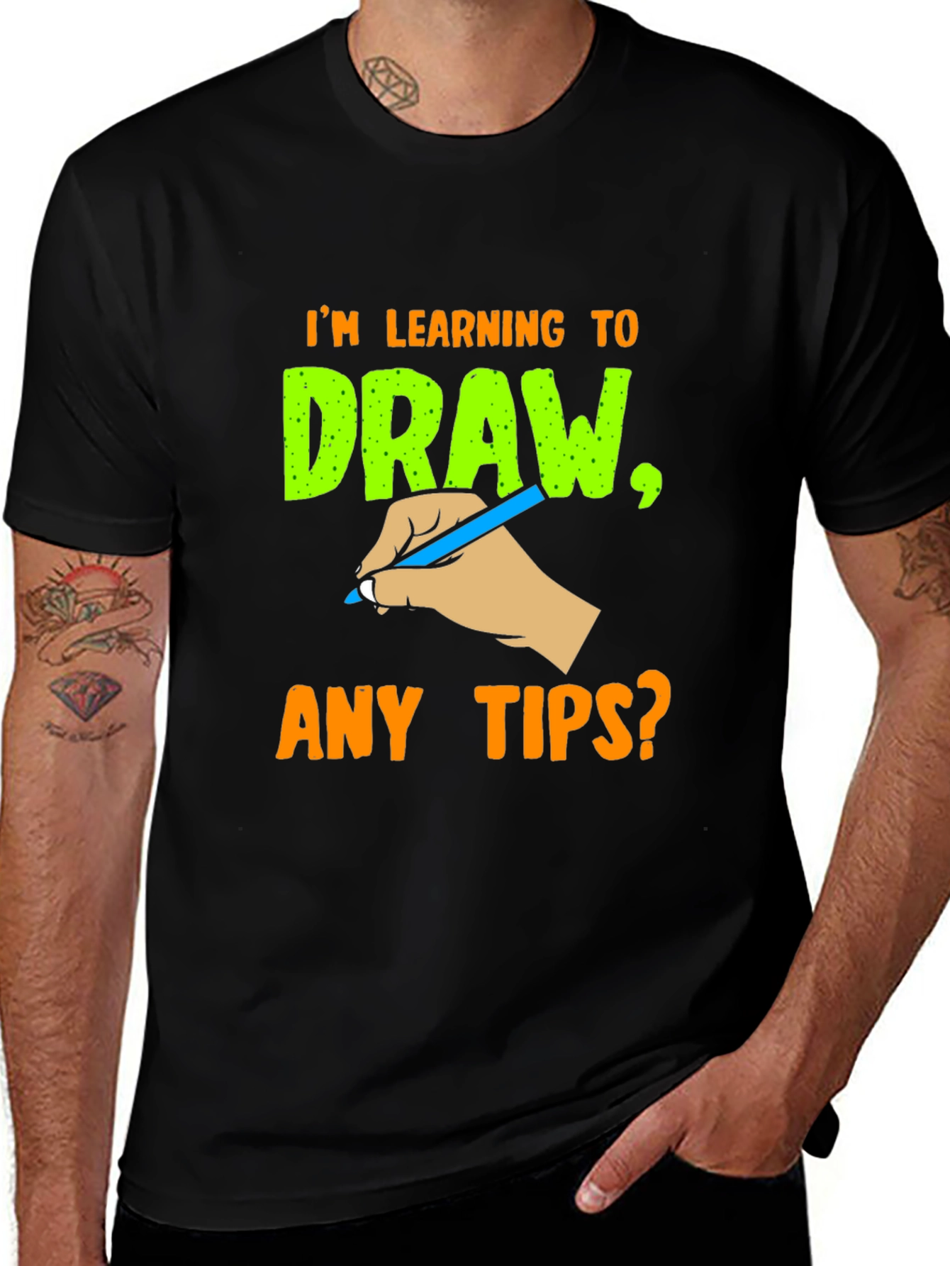 Variant 20 of Learning to Draw Graphic Tee