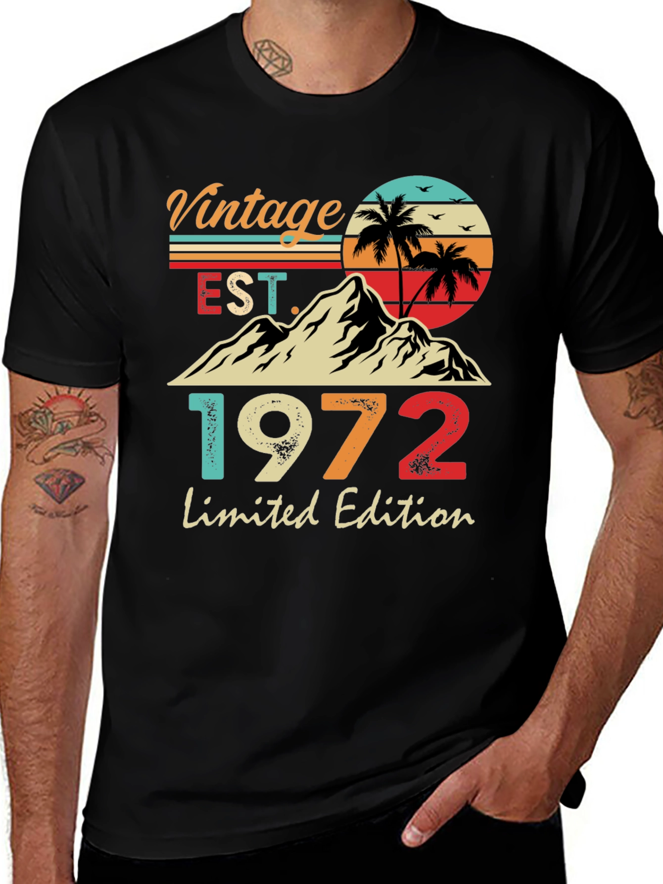 Variant 2 of Vintage 1972 Limited Edition T-Shirt