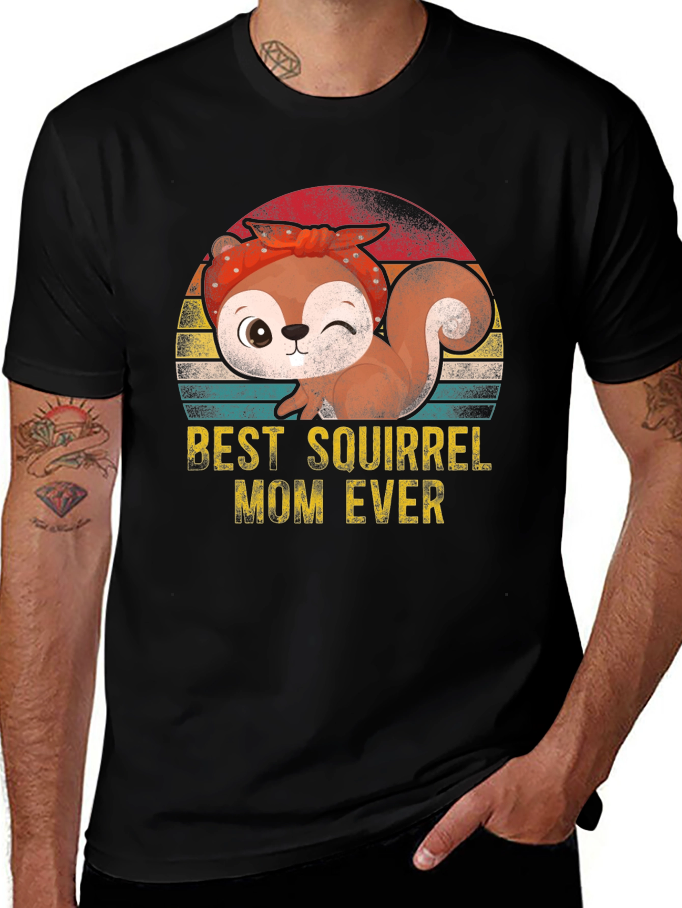Variant 8 of Best Squirrel Mom Ever T-Shirt