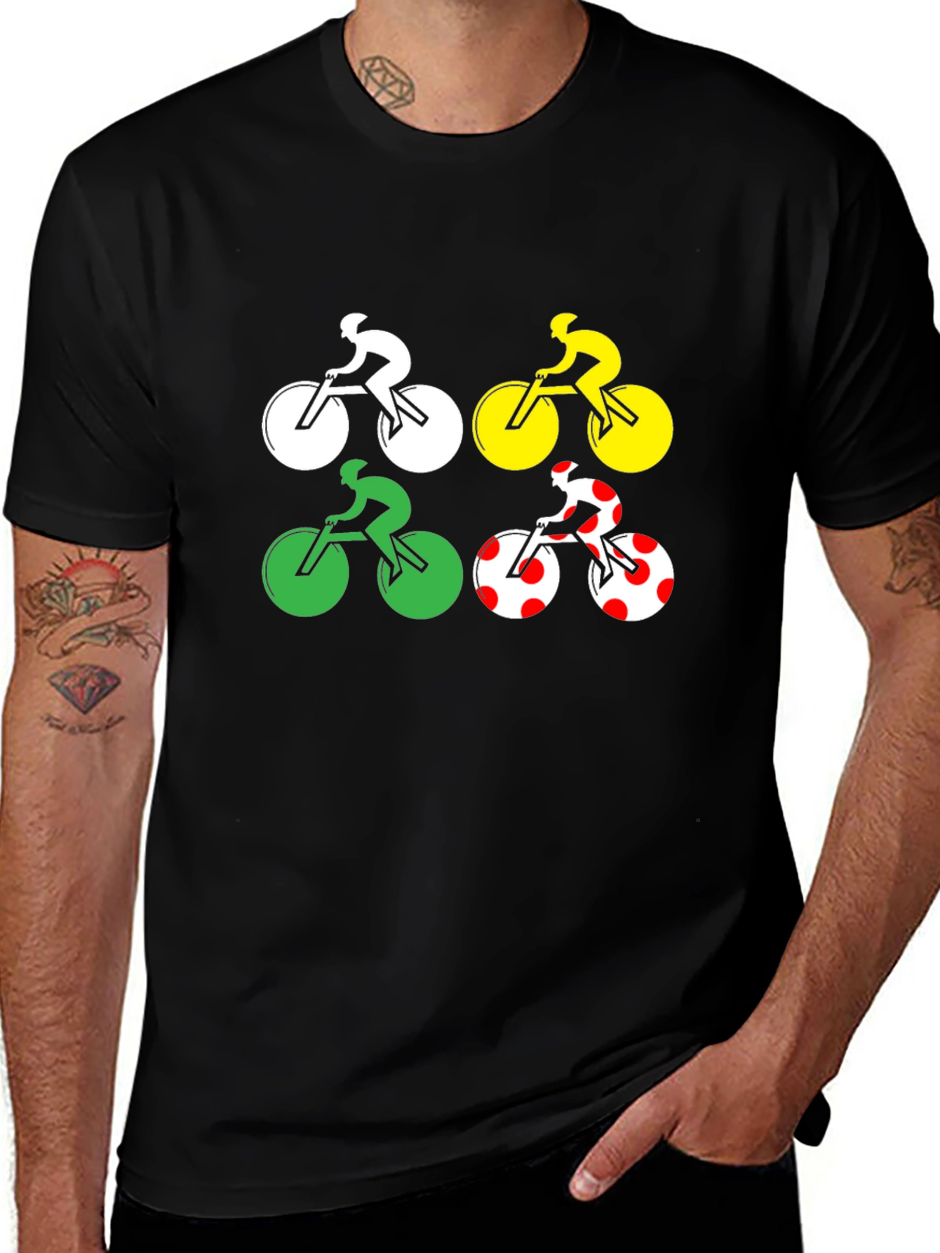 Variant 2 of Cycling Jersey T-Shirt
