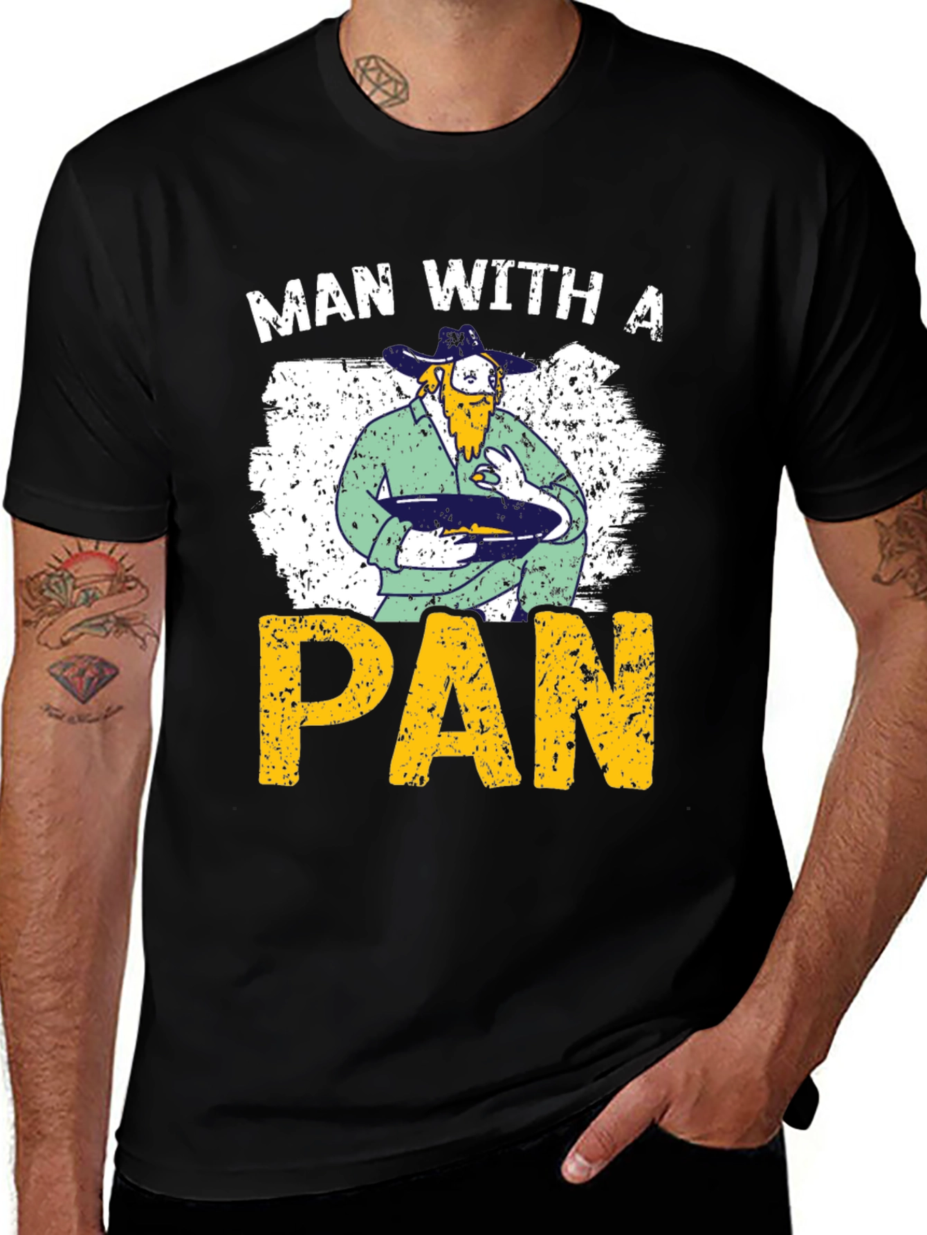 Variant 29 of Man with a Pan Novelty T-Shirt