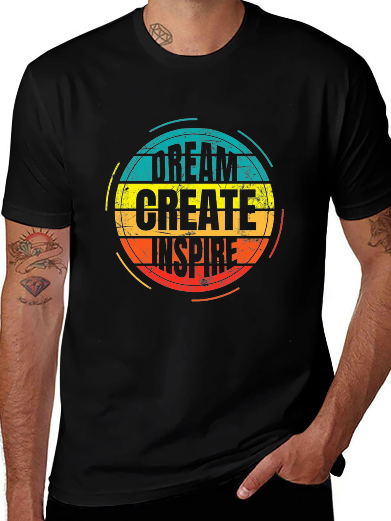 Variant 23 of Dream Create Inspire Graphic Tee